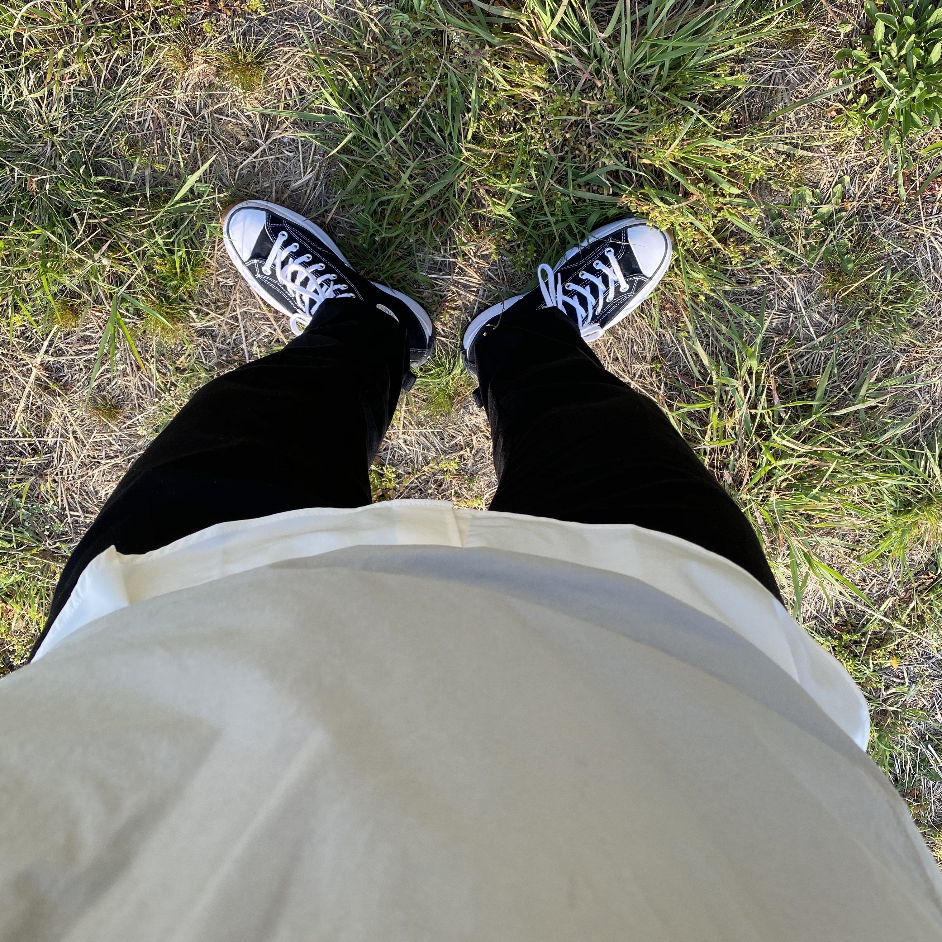 Converse Run Star Hike Hi Black White Gum 착용 스타일 - 2