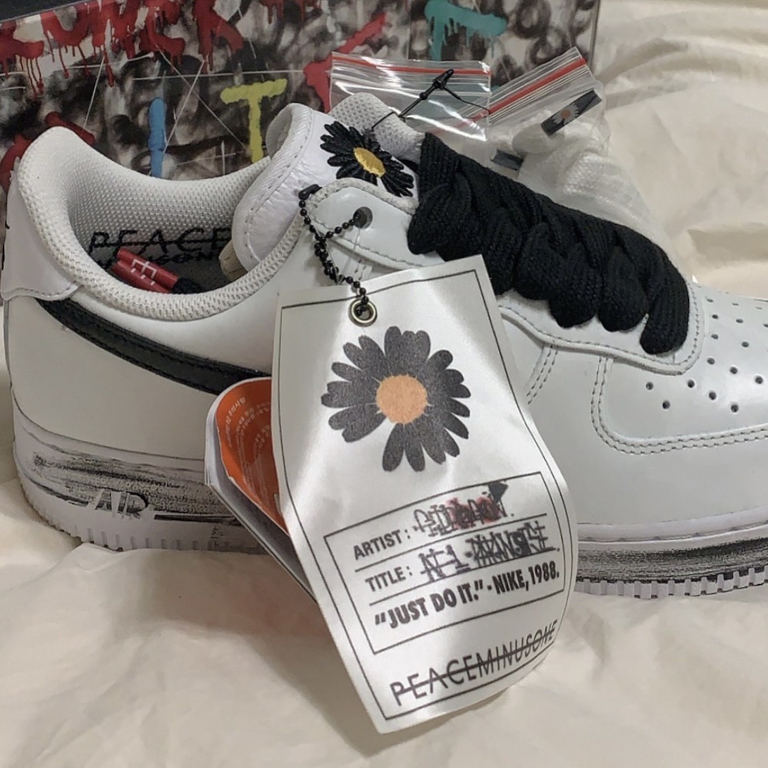 Nike x Peaceminusone Air Force 1 Low Para-Noise 2.0 착용 스타일