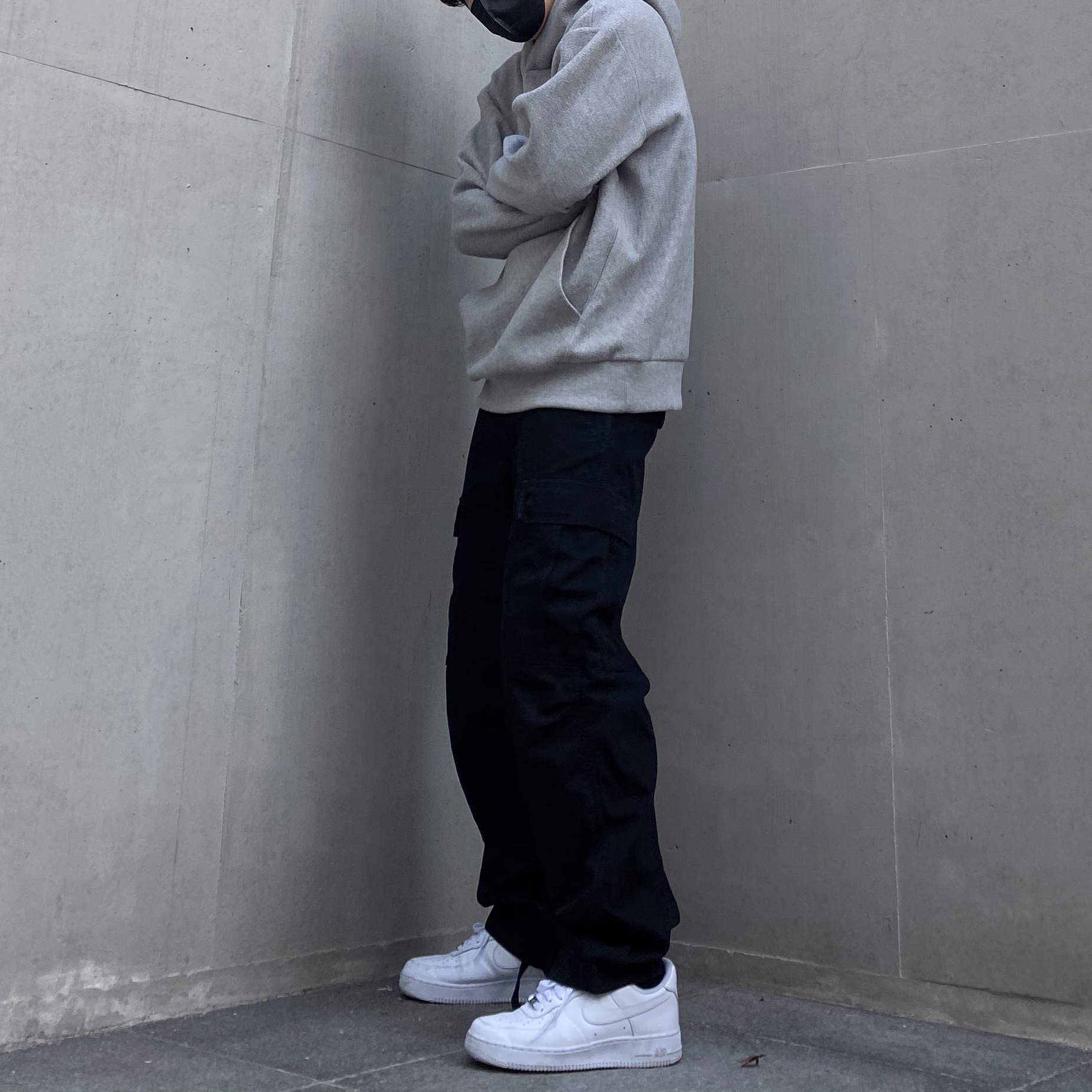 Nike Air Force 1 '07 Low White 착용 스타일 - 2
