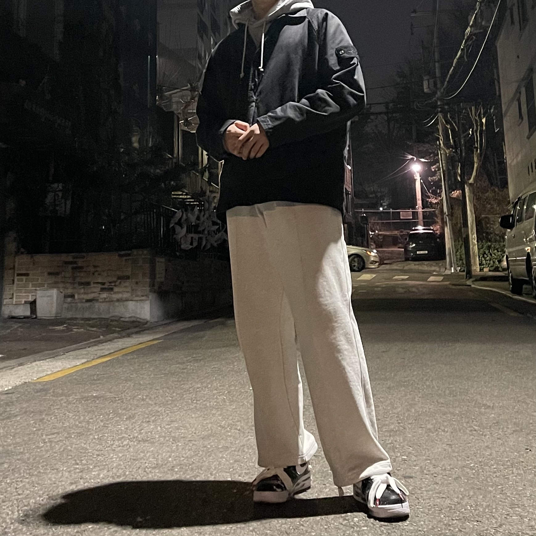 Nike x Peaceminusone Air Force 1 Low Para-Noise 착용 스타일