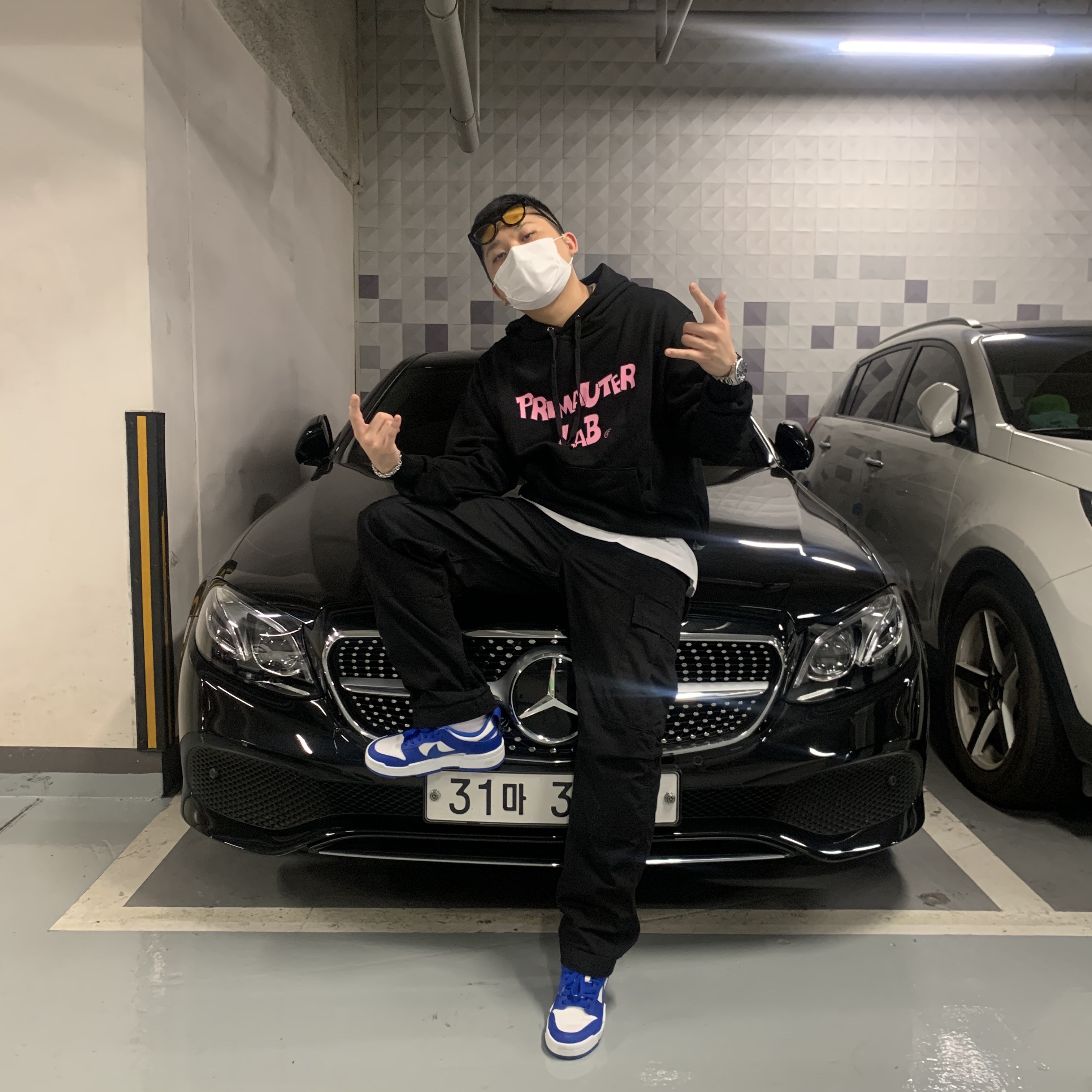 (W) Nike Dunk Low Disrupt Game Royal 착용 스타일