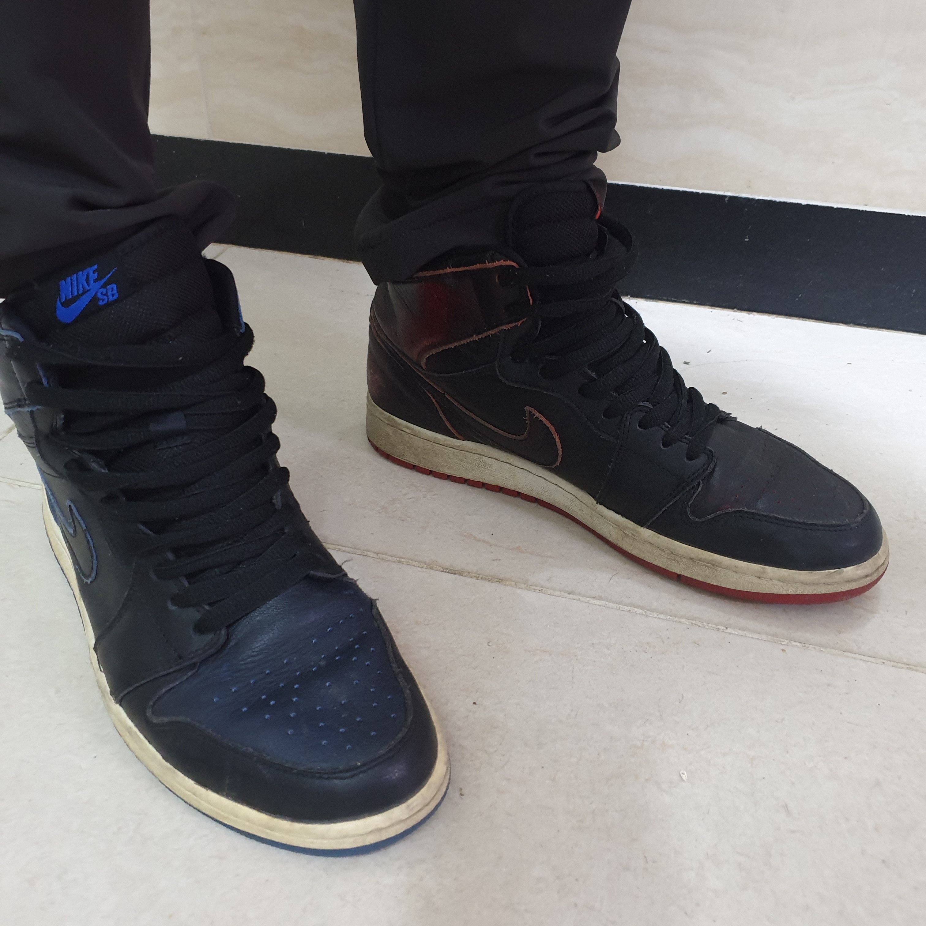 Jordan 1 x Lance Mountain Retro SB Black 착용 스타일