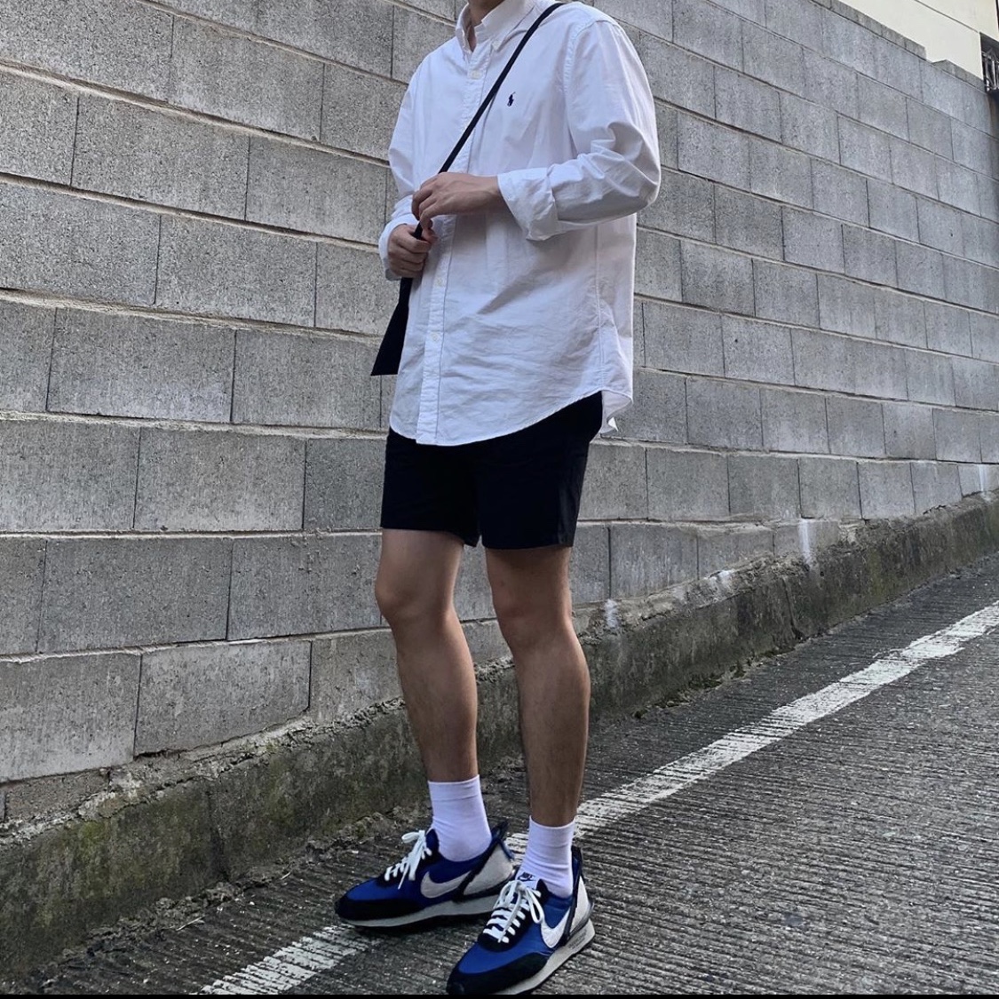 Nike x Undercover Daybreak Blue Jay 착용 스타일