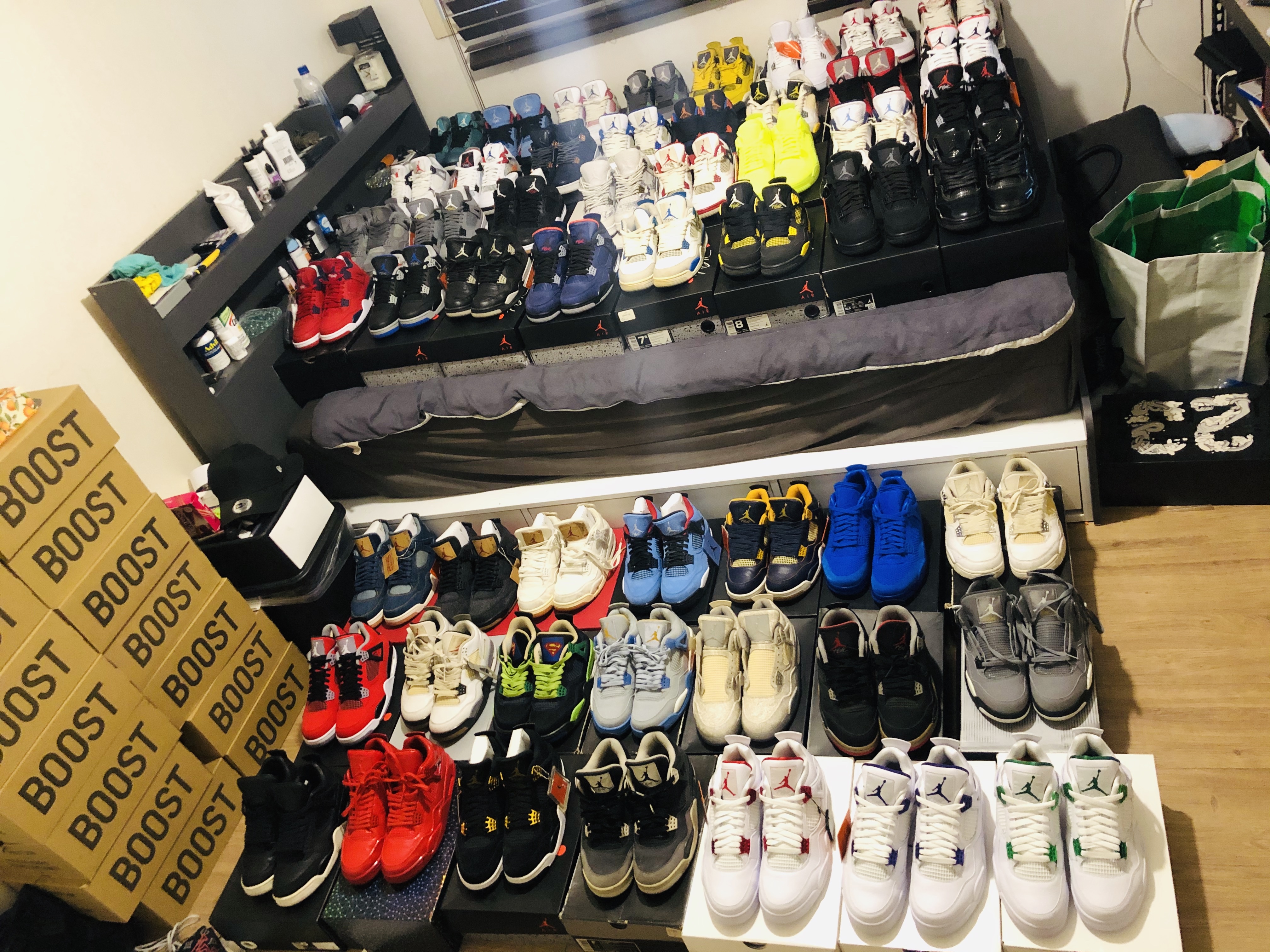 Jordan 4 Retro Cool Grey 2019, Jordan 4 Retro Bred 2019 착용 스타일