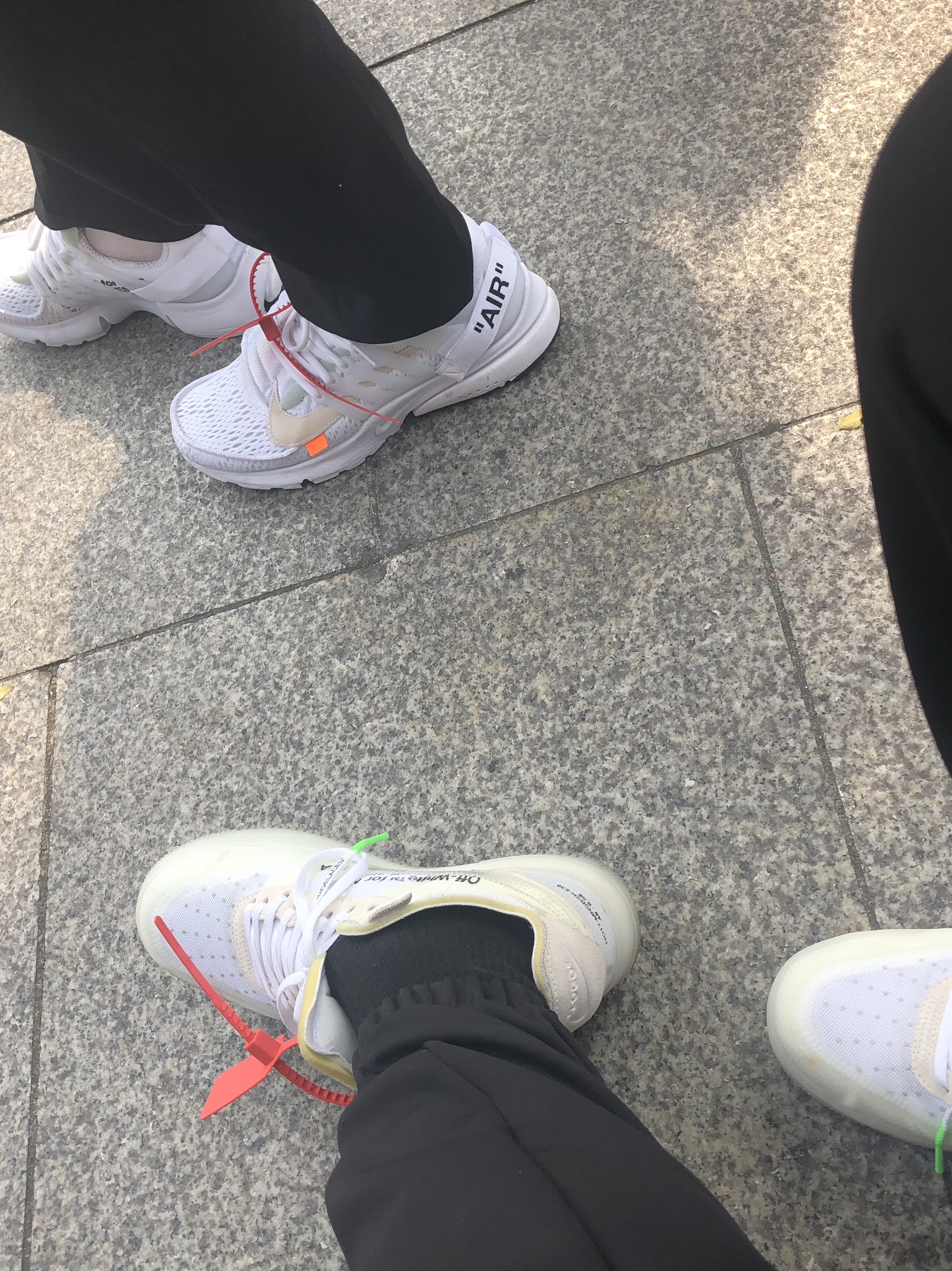 Nike x Off-White Air Force 1 Low The Ten, Nike x Off-White Air Presto White 착용 스타일