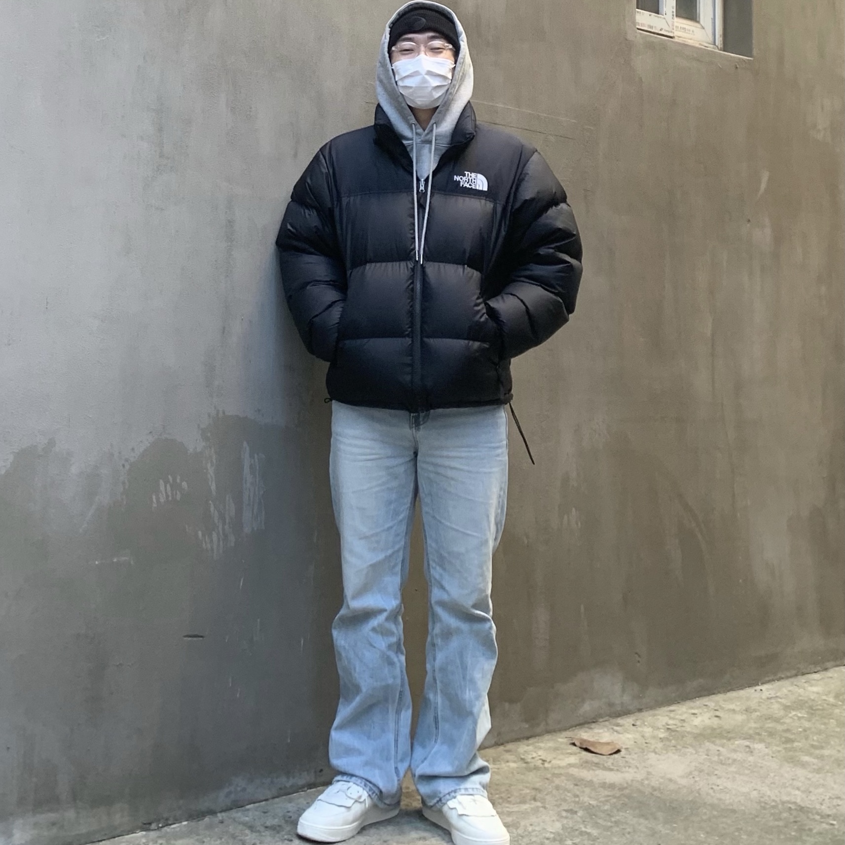 Nike x Comme des Garcons Homme Plus Air Force Mid White 착용 스타일 - 1