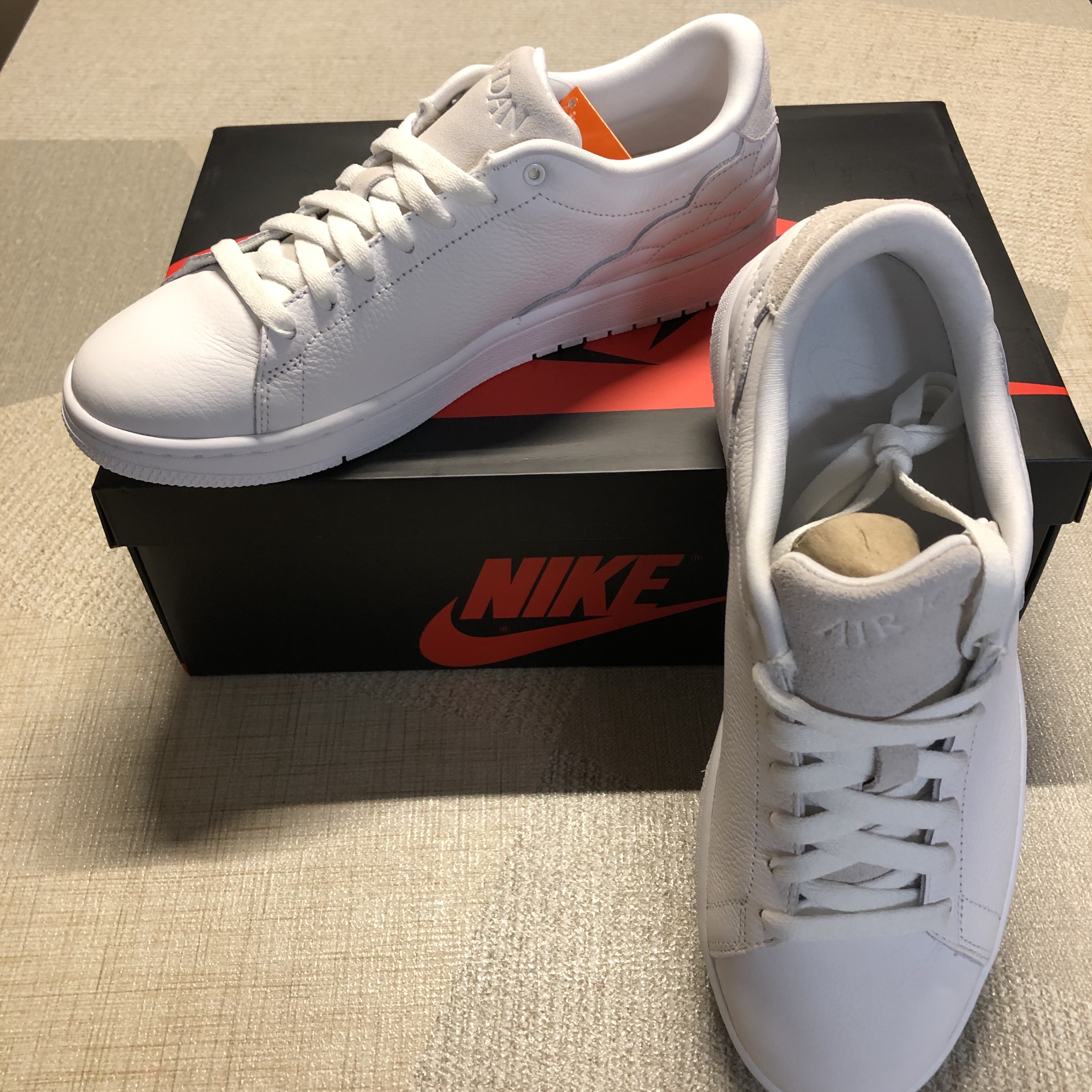 Jordan 1 Centre Court White On White 착용 스타일