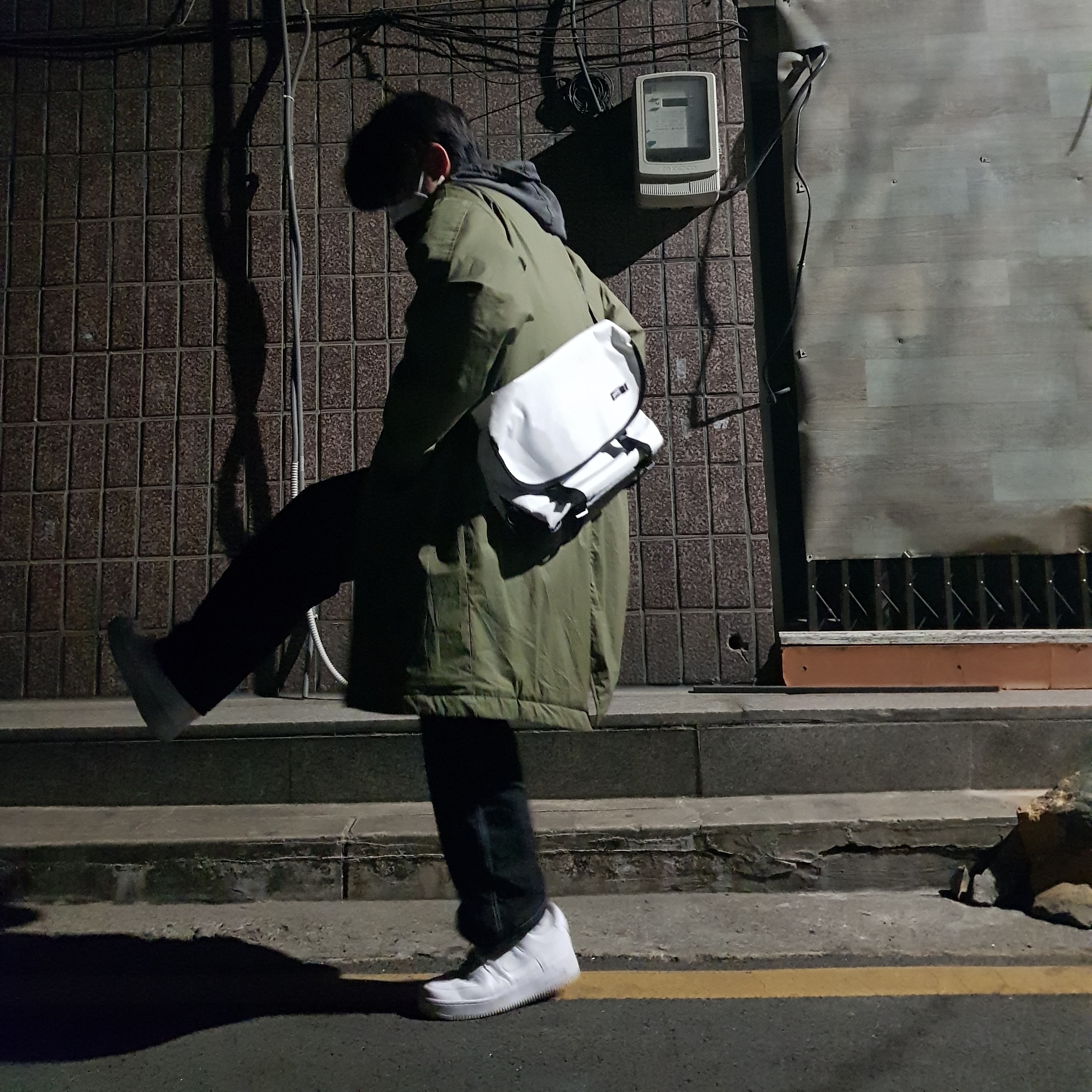 Nike Air Force 1 '07 Low White 착용 스타일