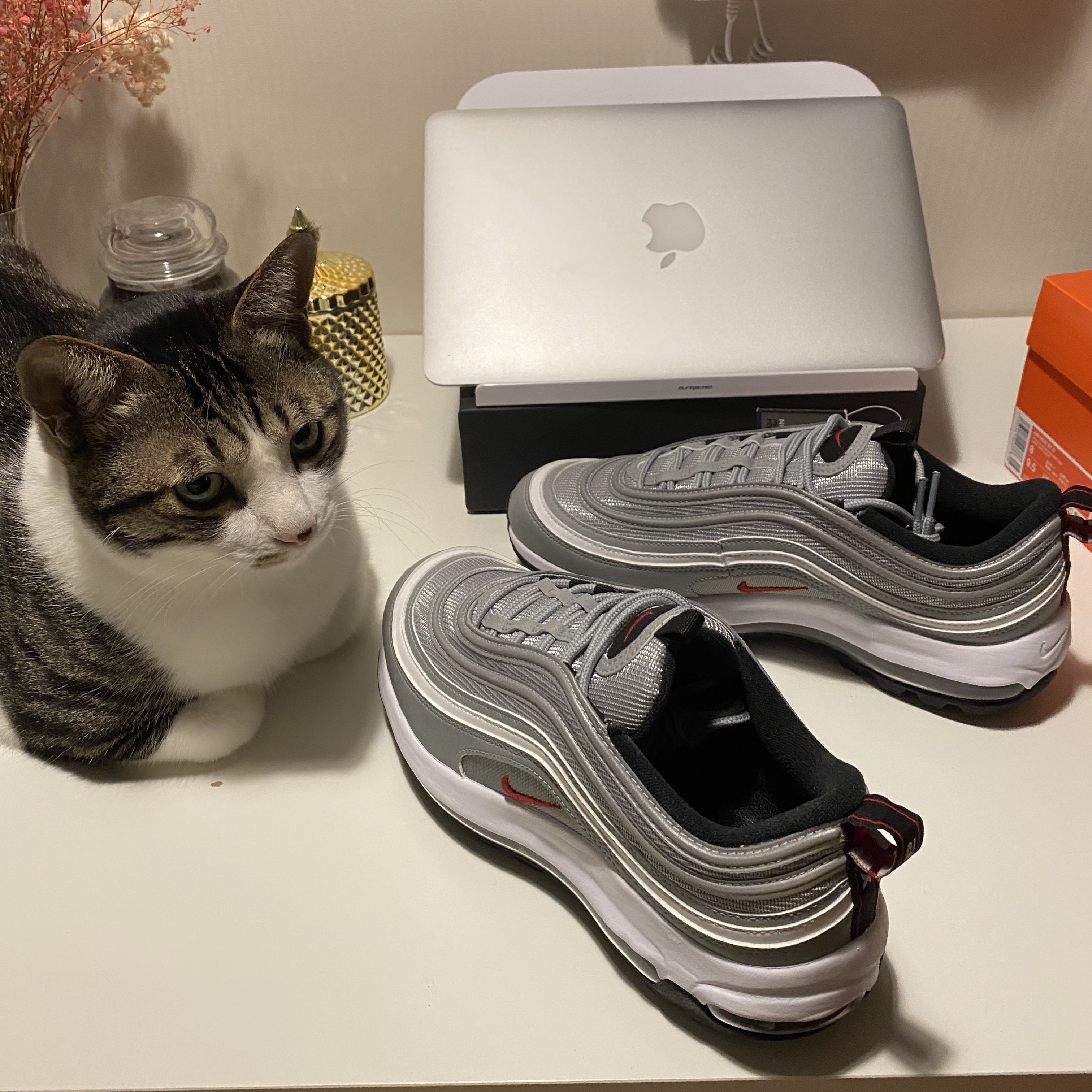 Nike Air Max 97 G Silver Bullet 착용 스타일 - 1