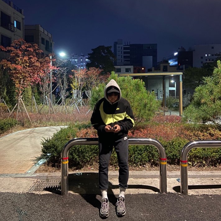 Nike Air Max 97 OG Black Volt Asia, Nike Big Swoosh Full Zip Jacket Black Volt 착용 스타일 - 1