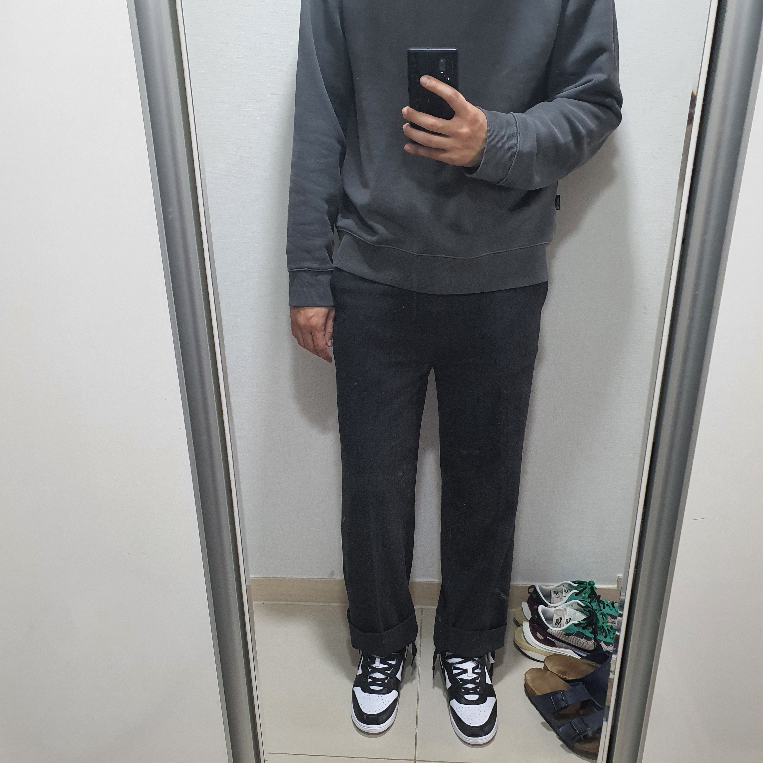 Nike x Ambush Dunk High Black 착용 스타일