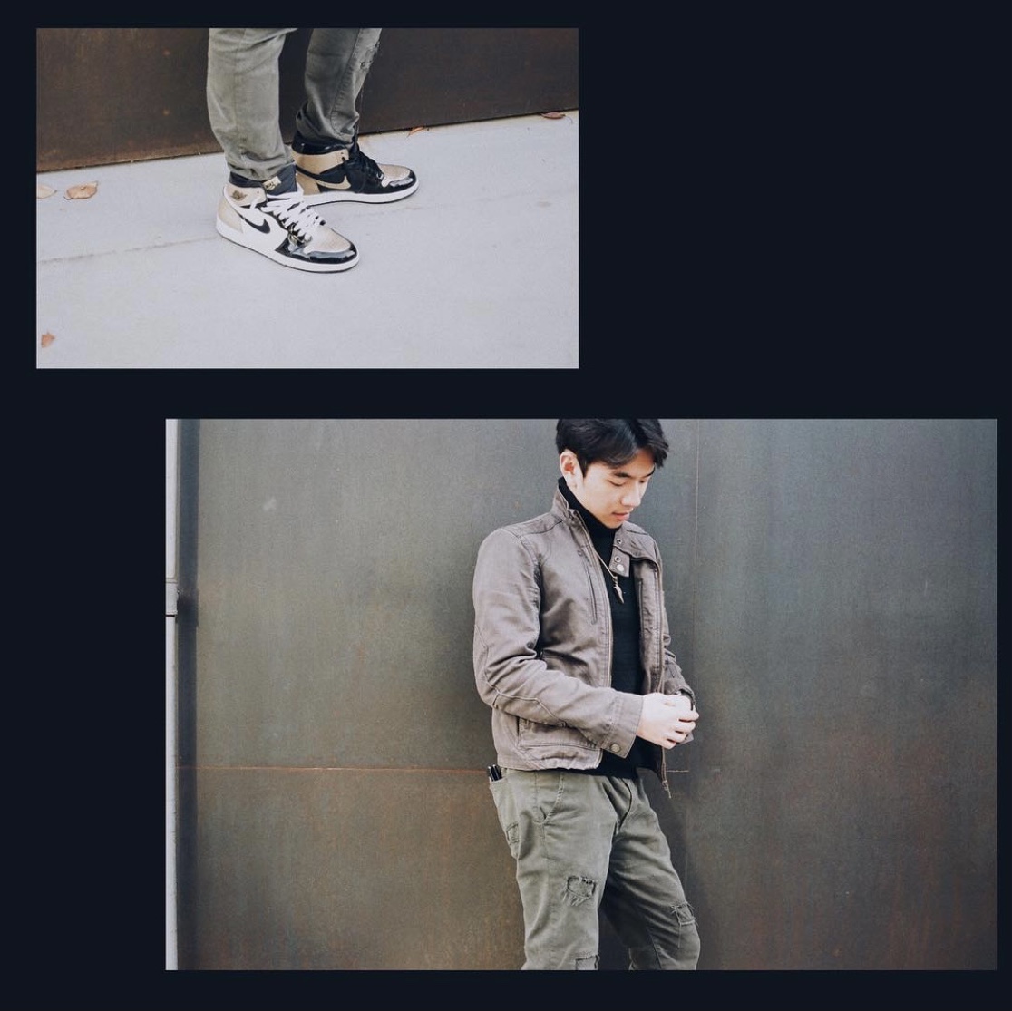Jordan 1 Retro High NRG Patent Gold Toe 착용 스타일