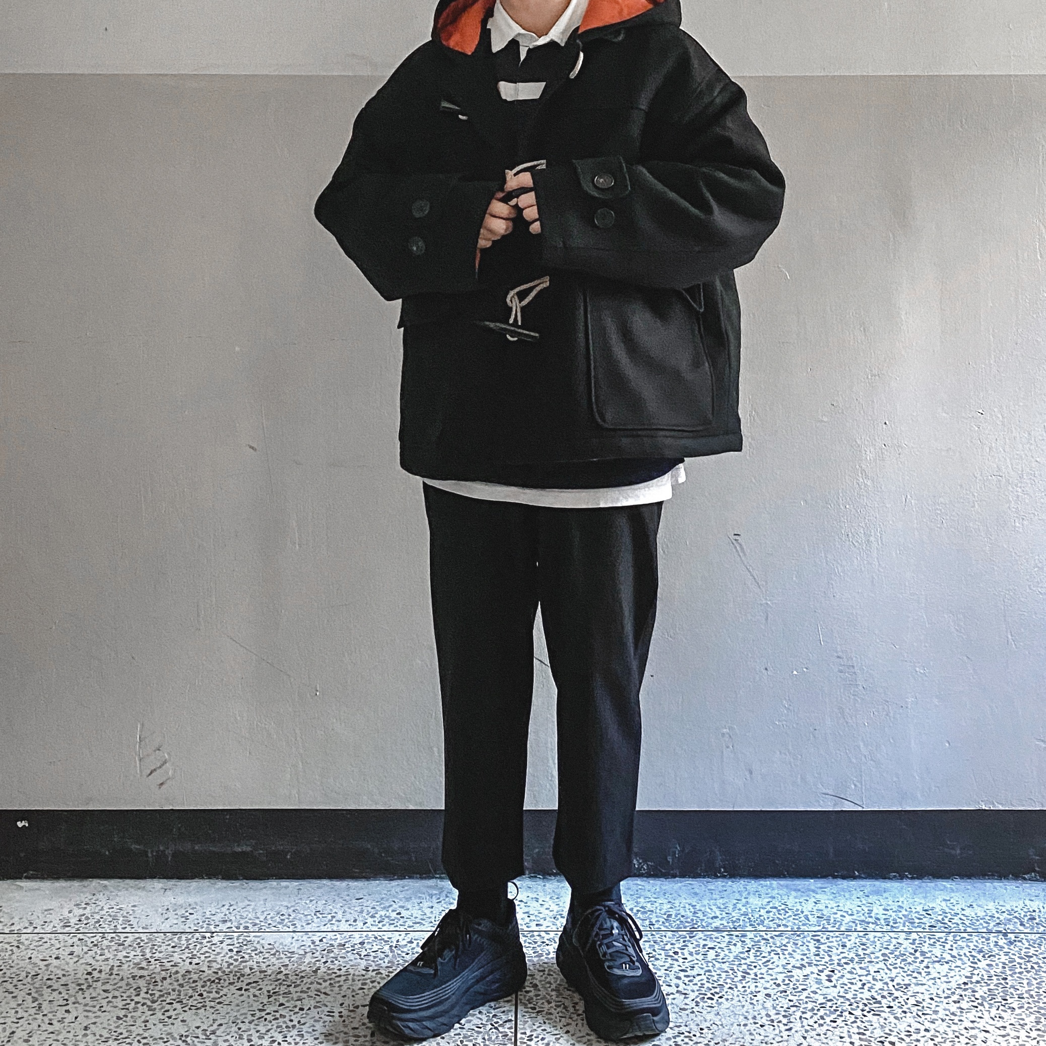 Hoka Bondi 6 Black - Wide 착용 스타일