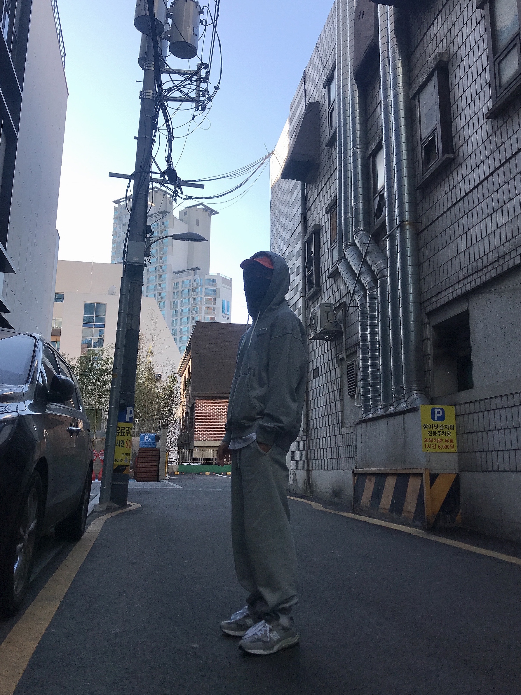 New Balance 992 Made in USA Grey - D Standard 착용 스타일