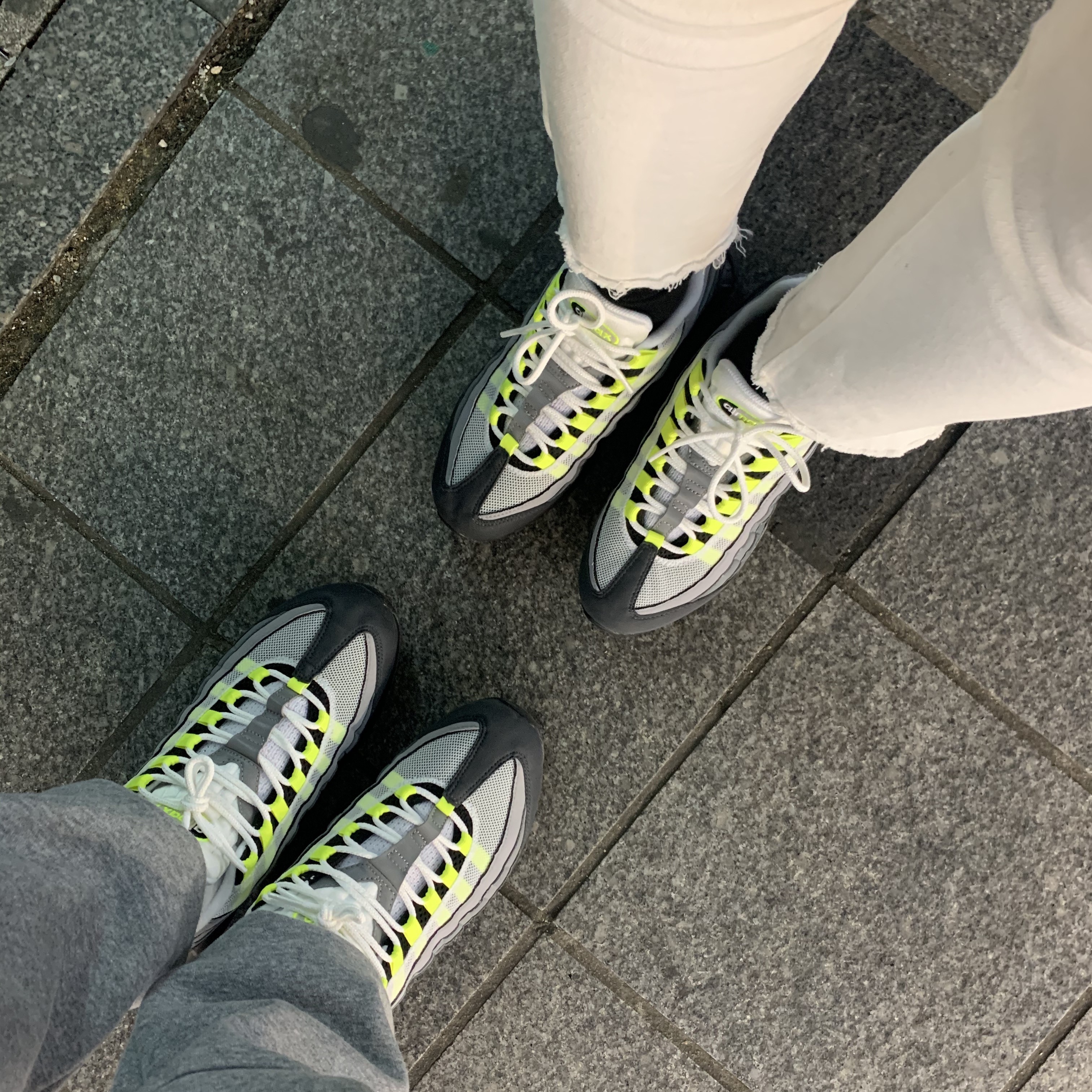 Nike Air Max 95 OG Neon Yellow 2020 착용 스타일