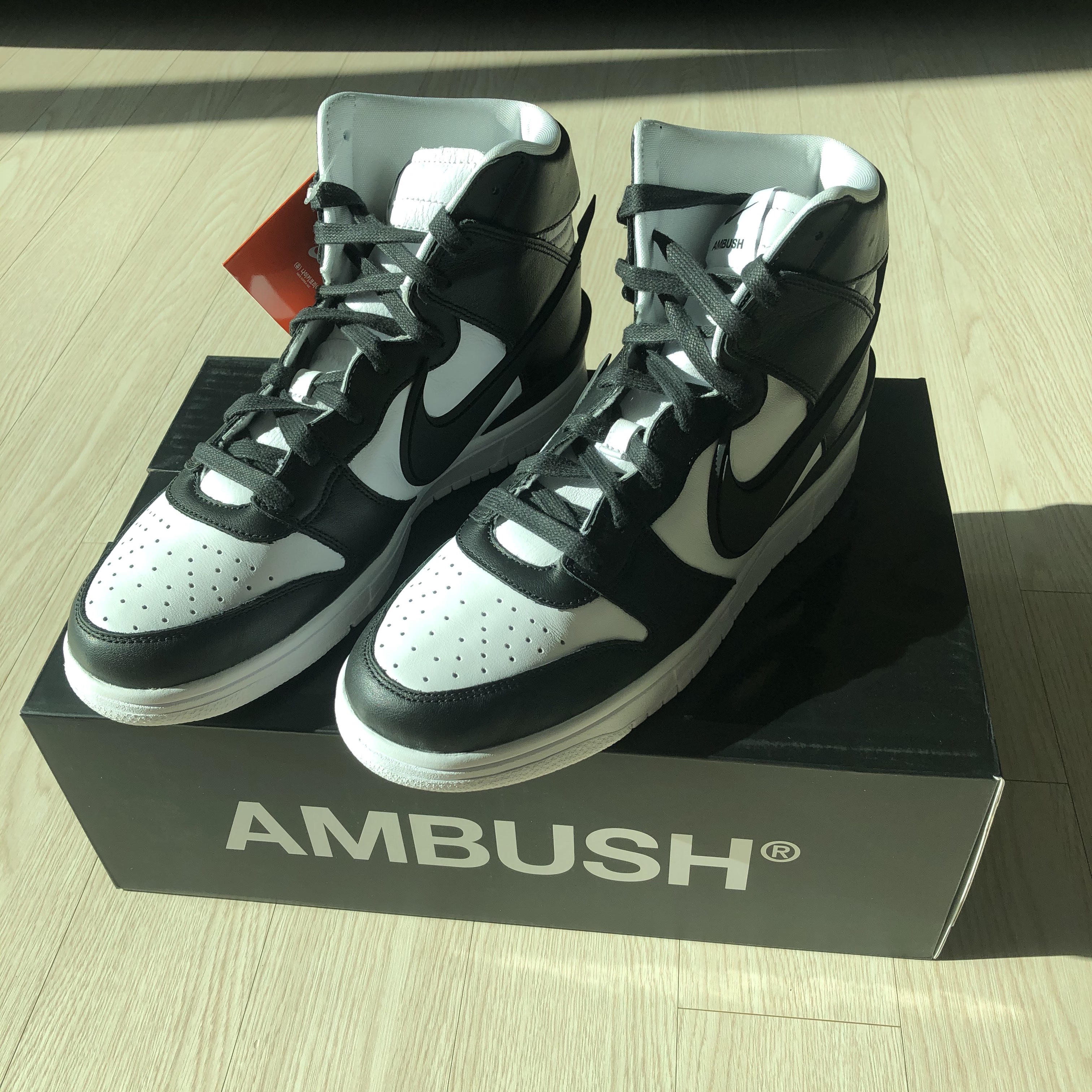 Nike x Ambush Dunk High Black 착용 스타일 - 1