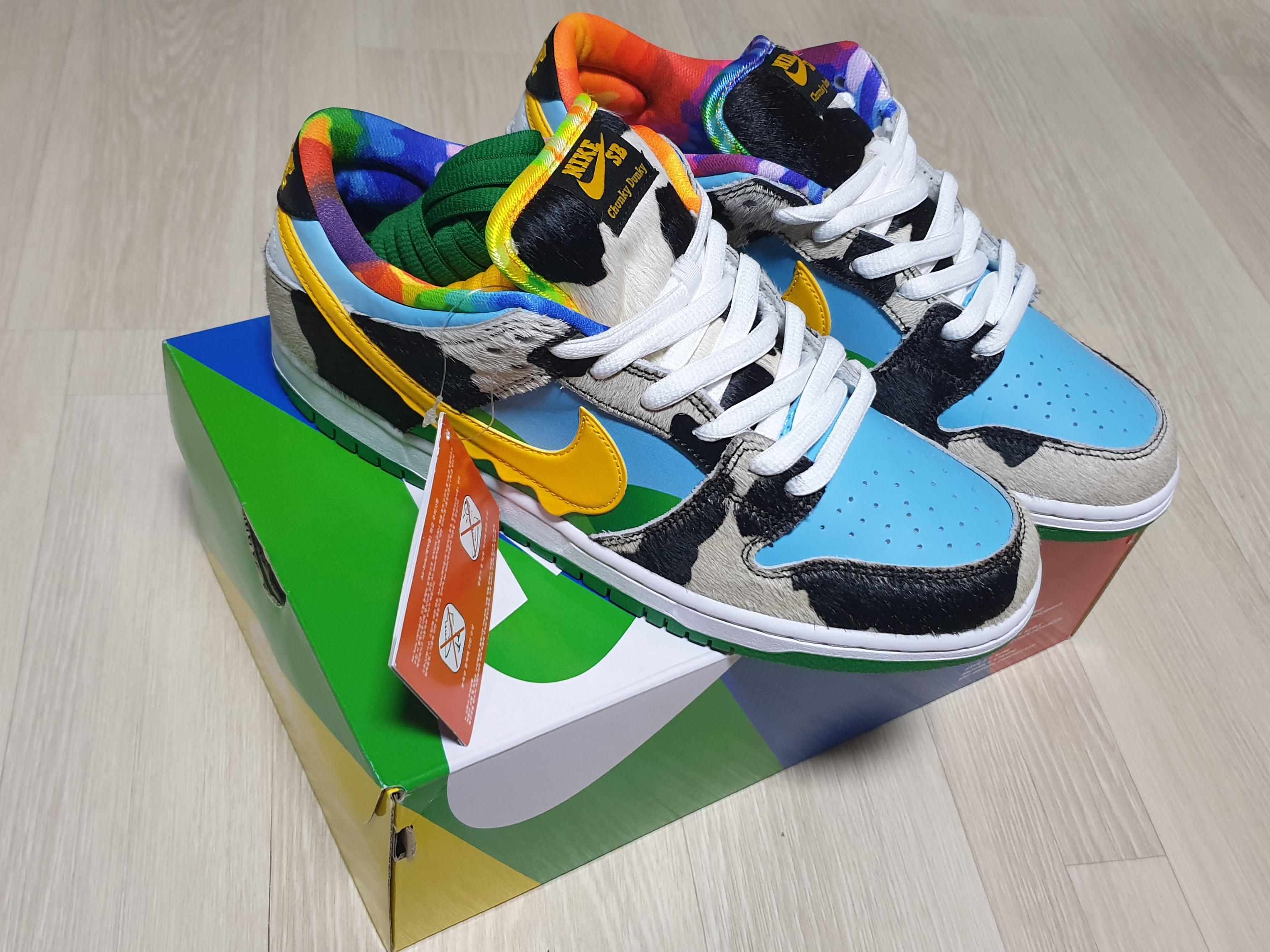 Nike x Ben & Jerry's SB Dunk Low Chunky Dunky 착용 스타일