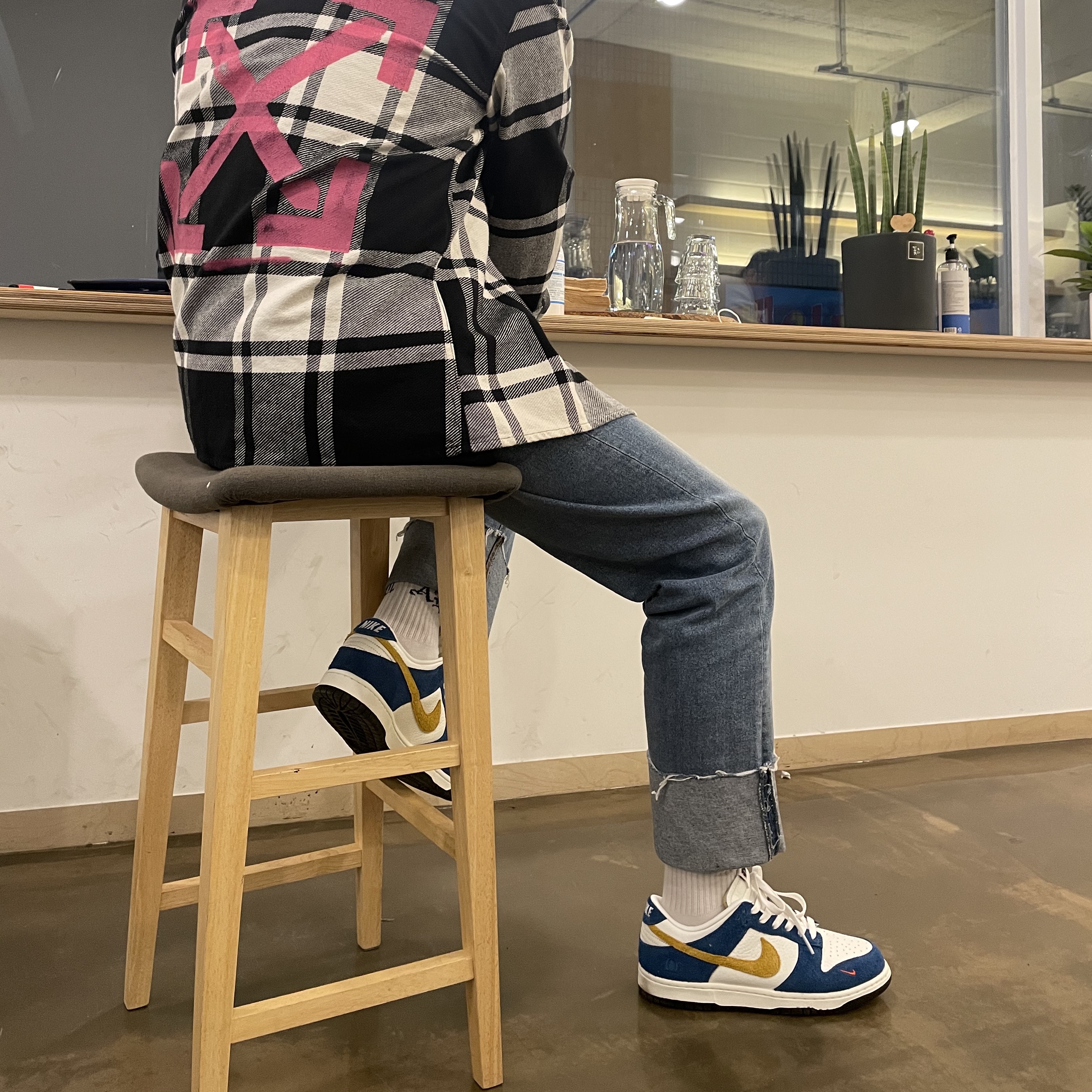 Nike x Kasina Dunk Low 80's Bus 착용 스타일