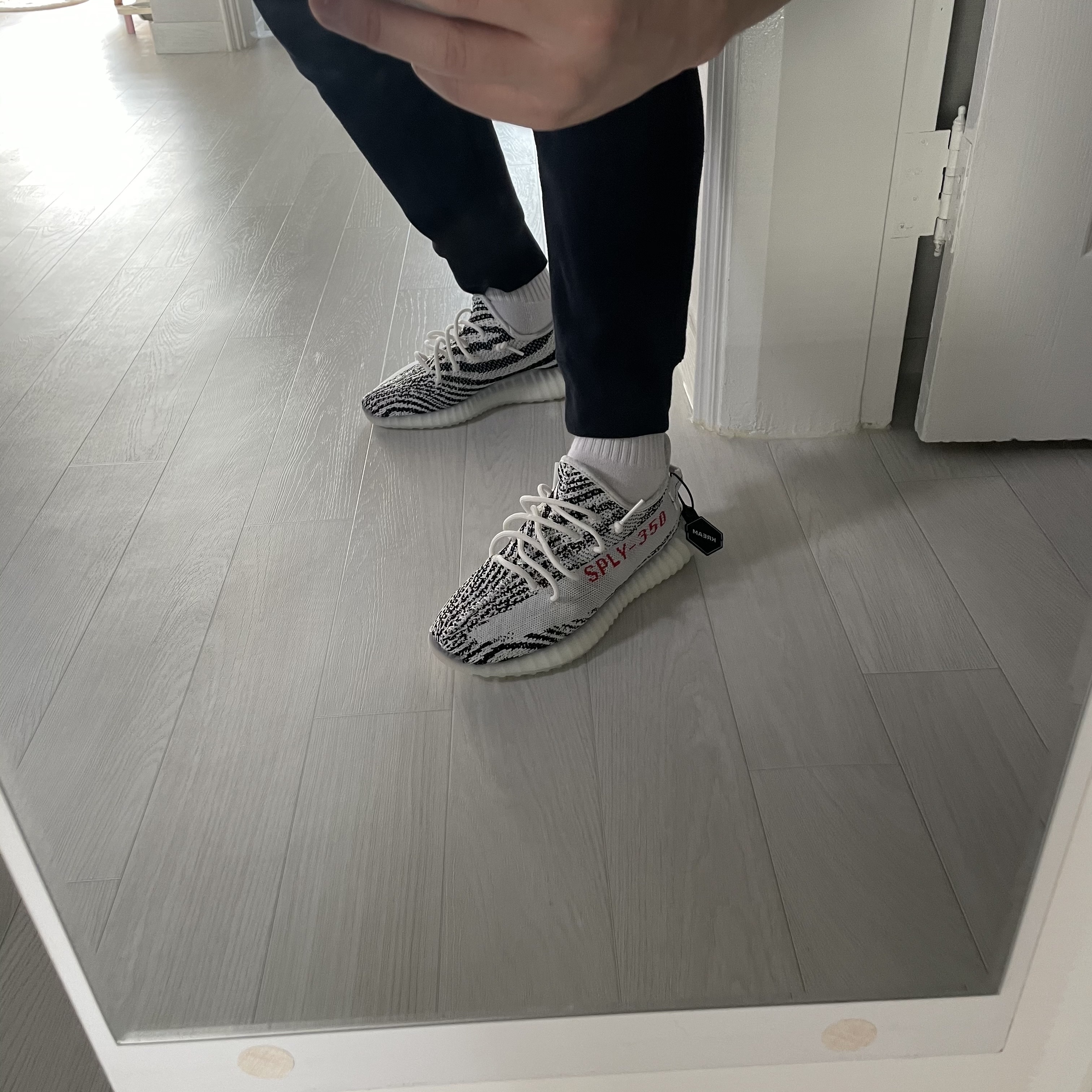 Adidas Yeezy Boost 350 V2 Zebra 2017/2019/2020 착용 스타일
