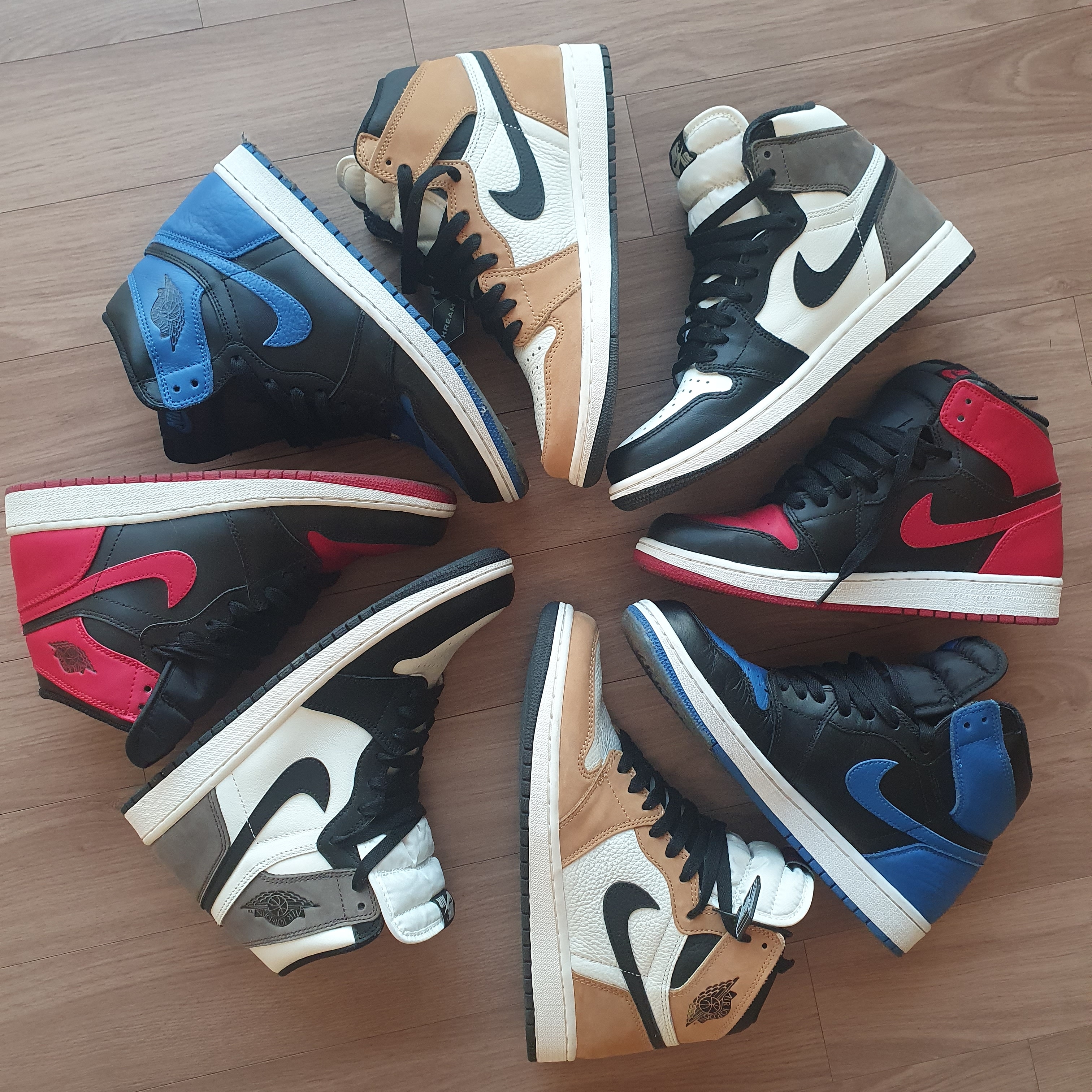 Jordan 1 Retro High Rookie of the Year, Jordan 1 Retro High OG Black Mocha 착용 스타일