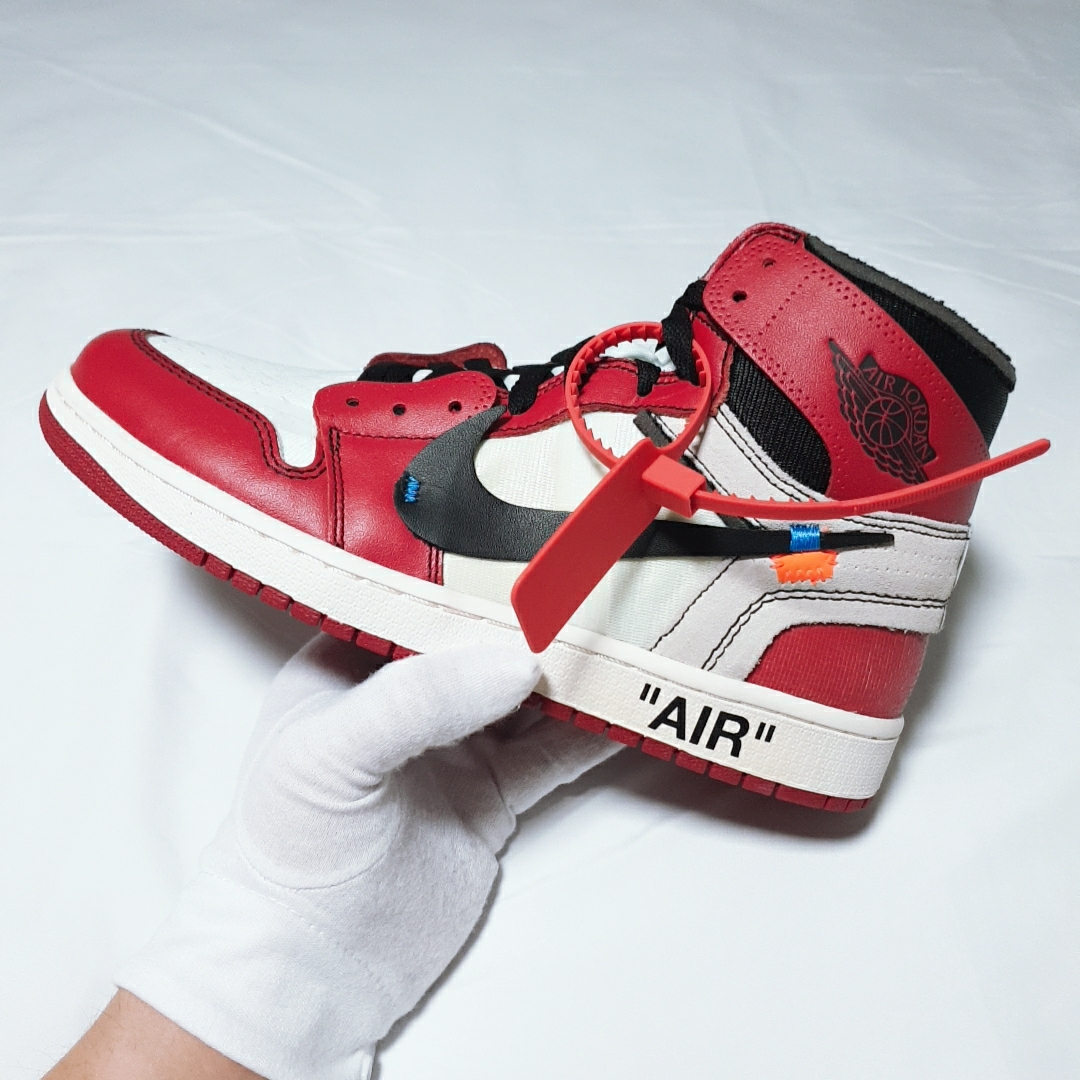 Jordan 1 x Off-White Retro High Chicago The Ten 착용 스타일 - 1