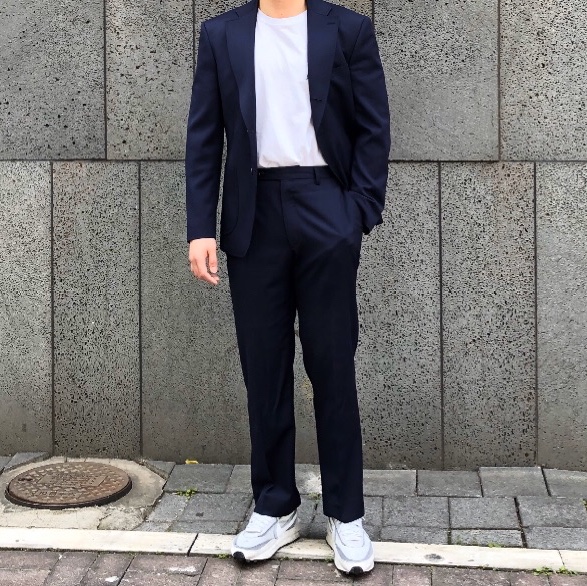 Nike x Sacai LDWaffle Summit White 착용 스타일
