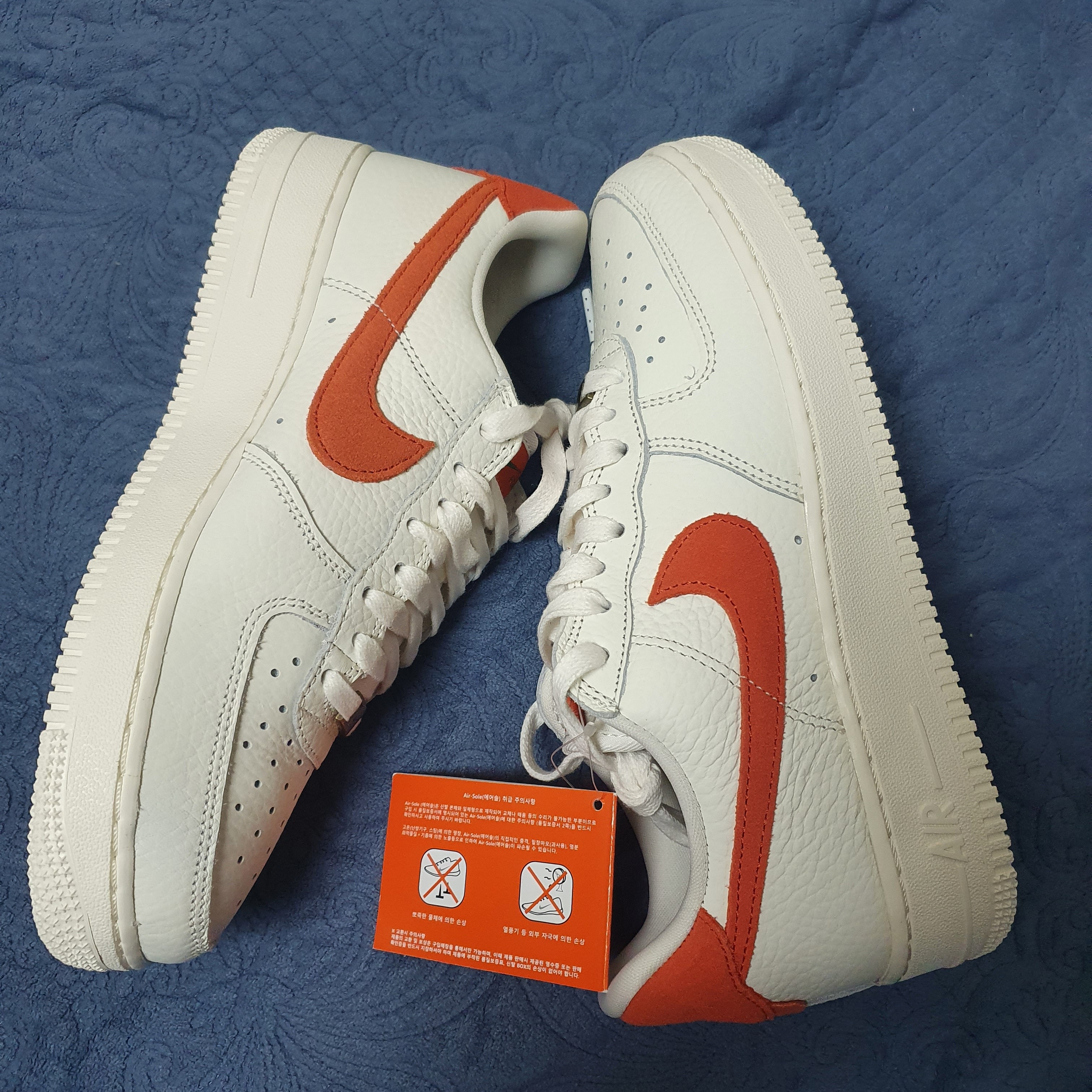 Nike Air Force 1 '07 Craft Mantra Orange 착용 스타일 - 1