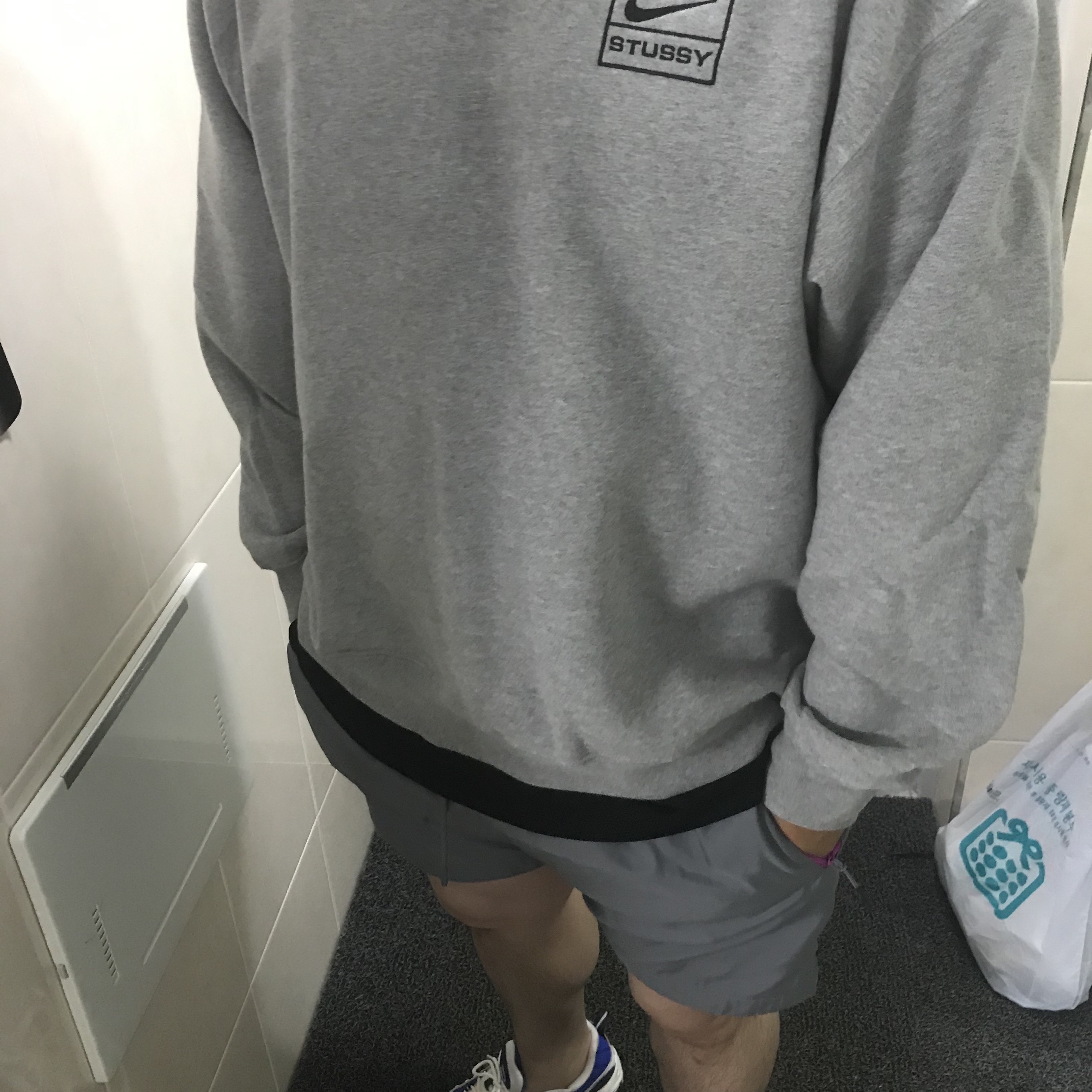 Nike x Stussy NRG BR Crew Fleece Grey, Nike Air Max 98 Gundam 2018 착용 스타일