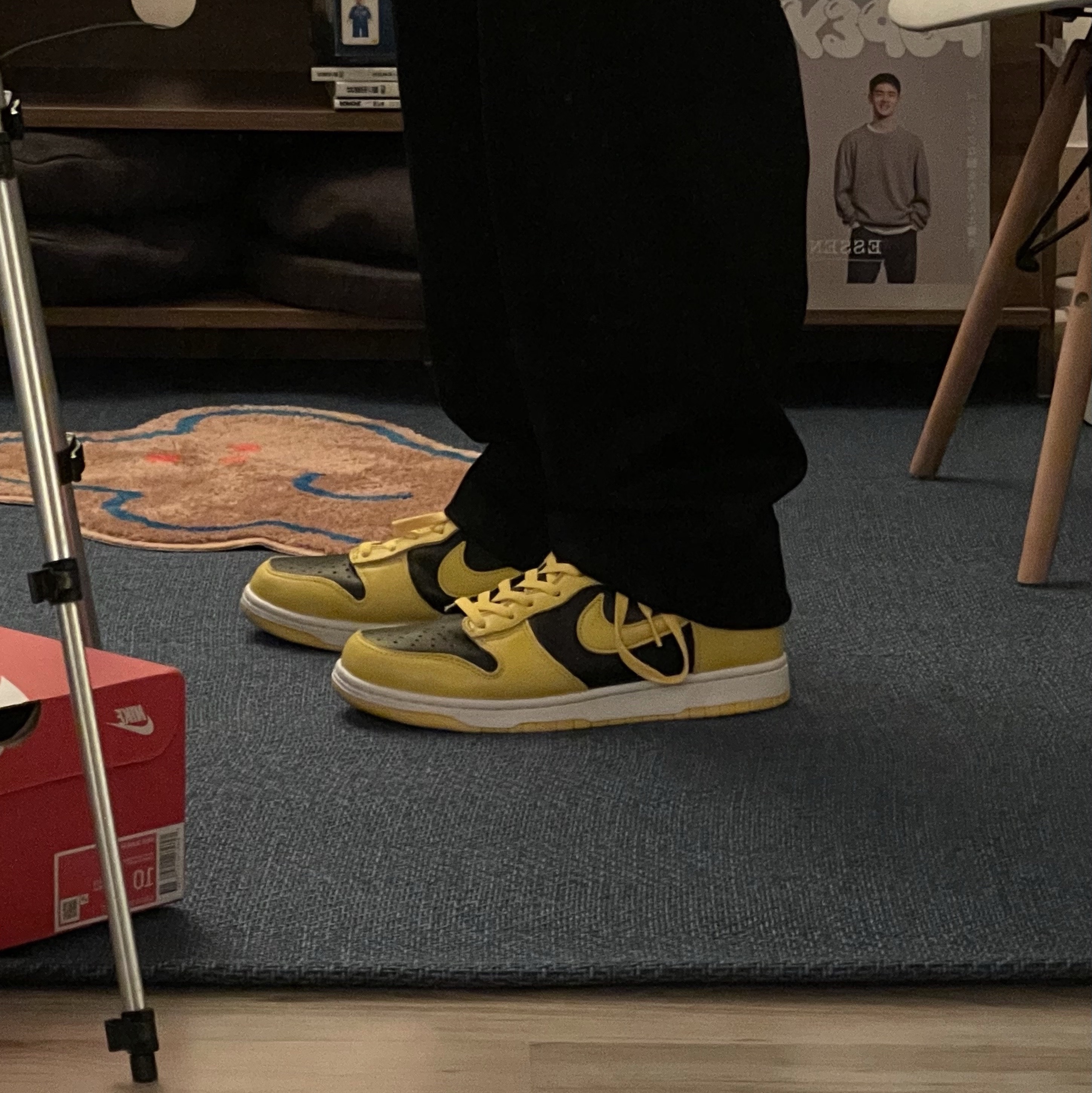 Nike Dunk High SP Varsity Maize 착용 스타일 - 3