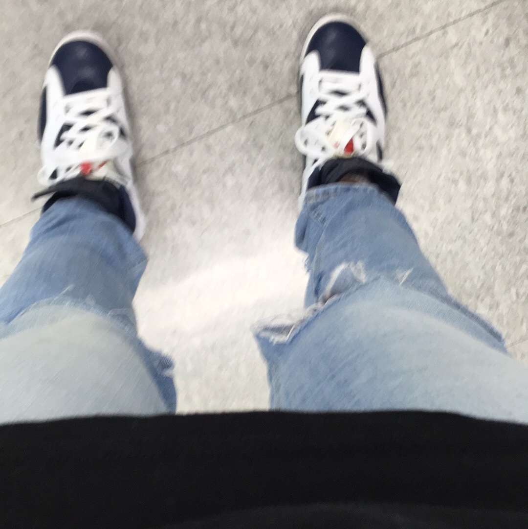 Jordan 6 Retro Olympic 2012 착용 스타일 - 2