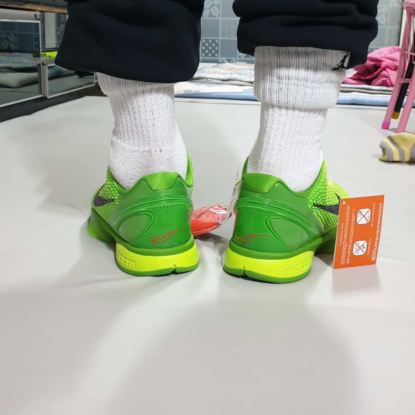 Nike Kobe 6 Protro Green Apple 착용 스타일 - 4