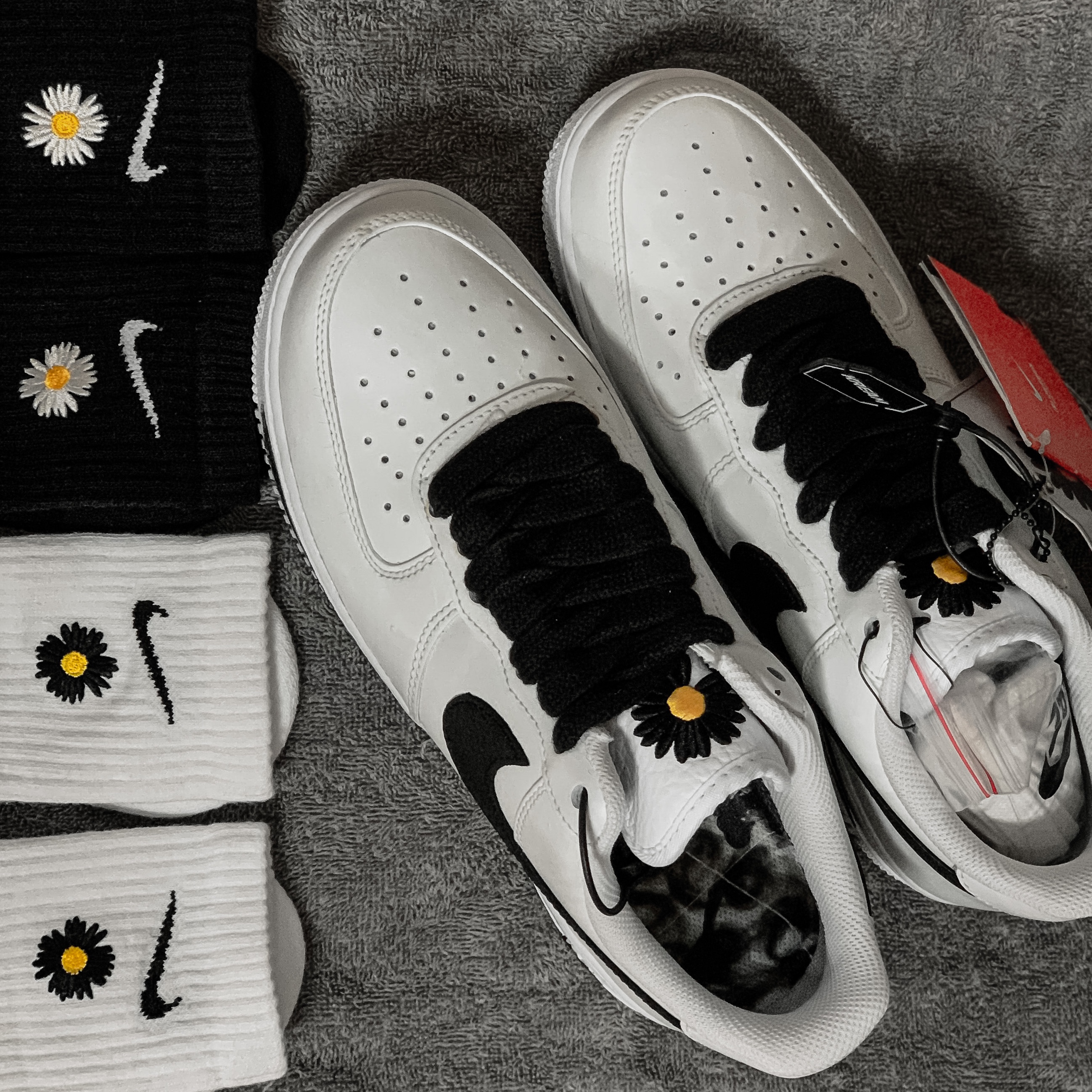 Nike x Peaceminusone Air Force 1 Low Para-Noise 2.0 착용 스타일 - 5