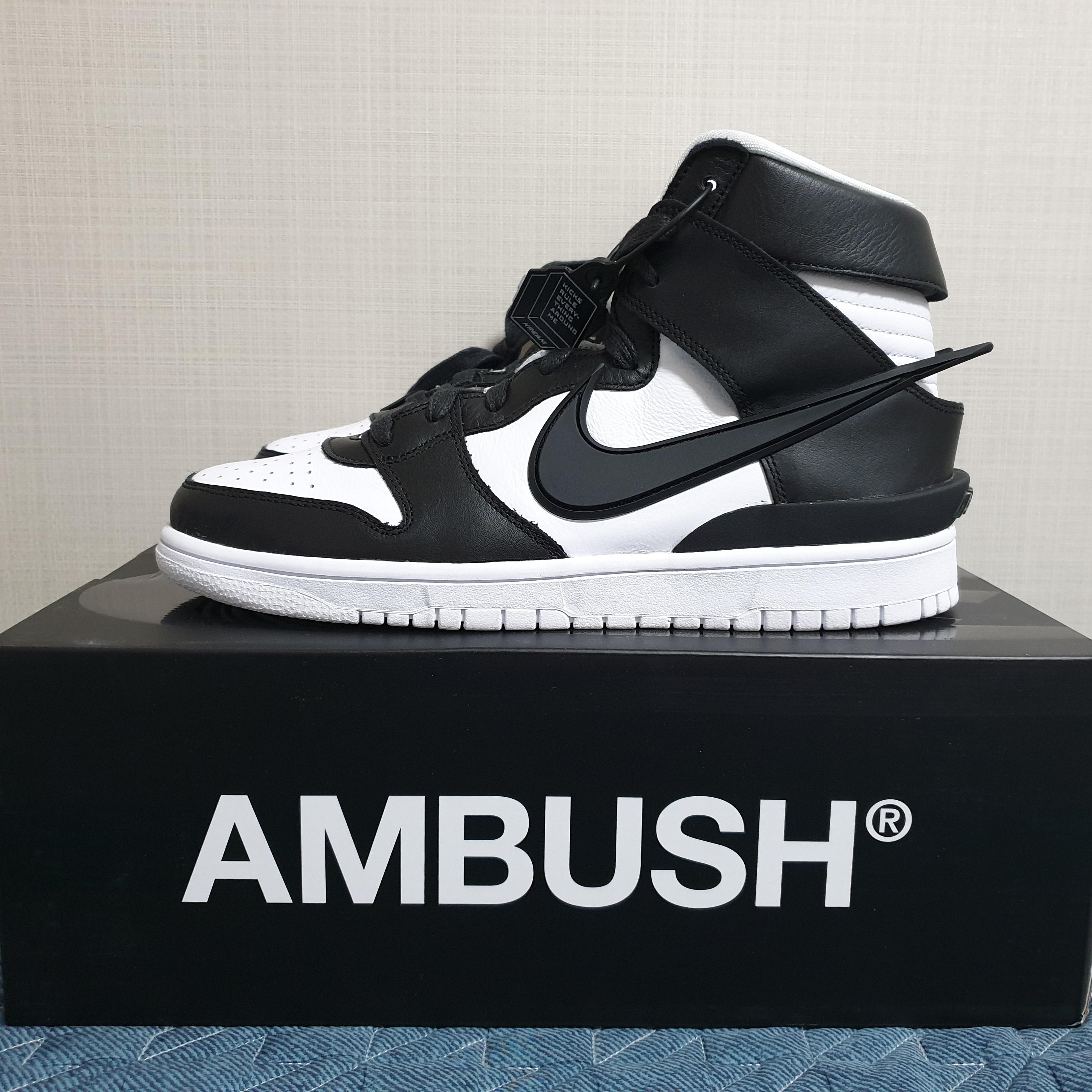 Nike x Ambush Dunk High Black 착용 스타일 - 1
