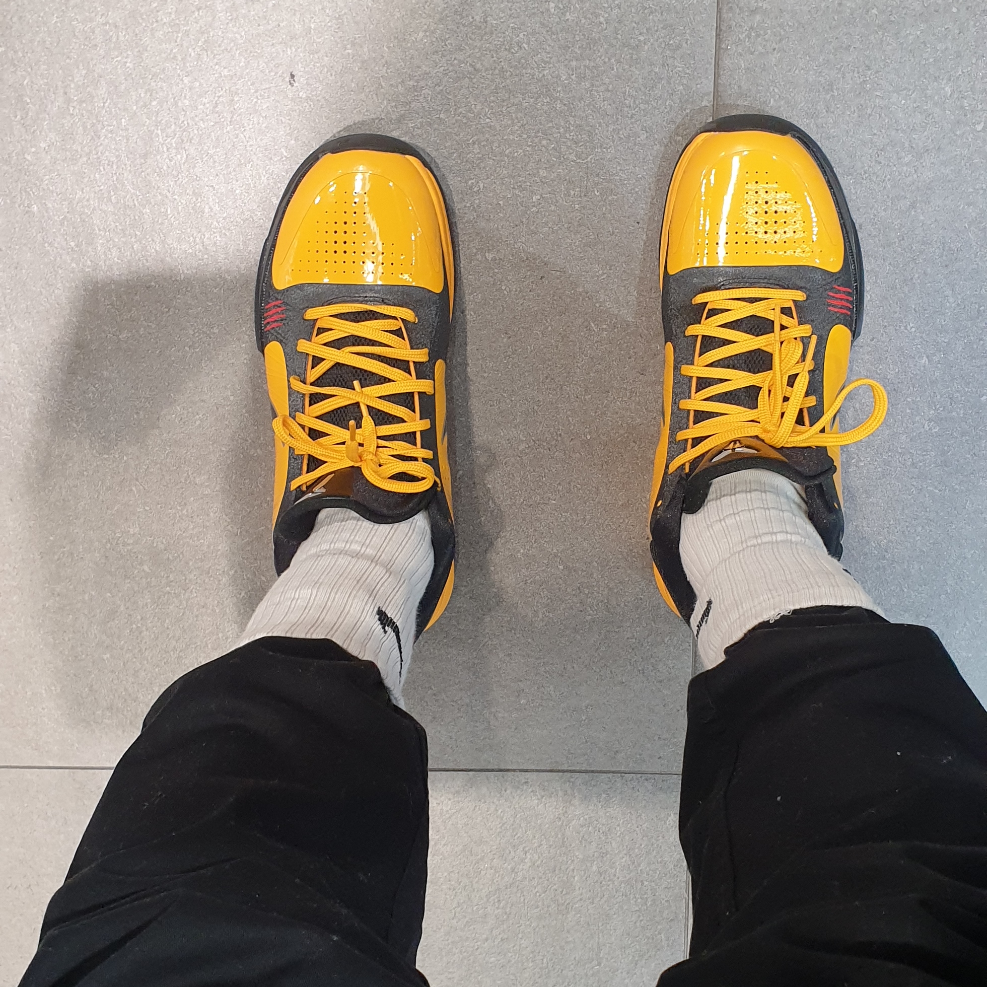 Nike Kobe 5 Protro Bruce Lee 착용 스타일