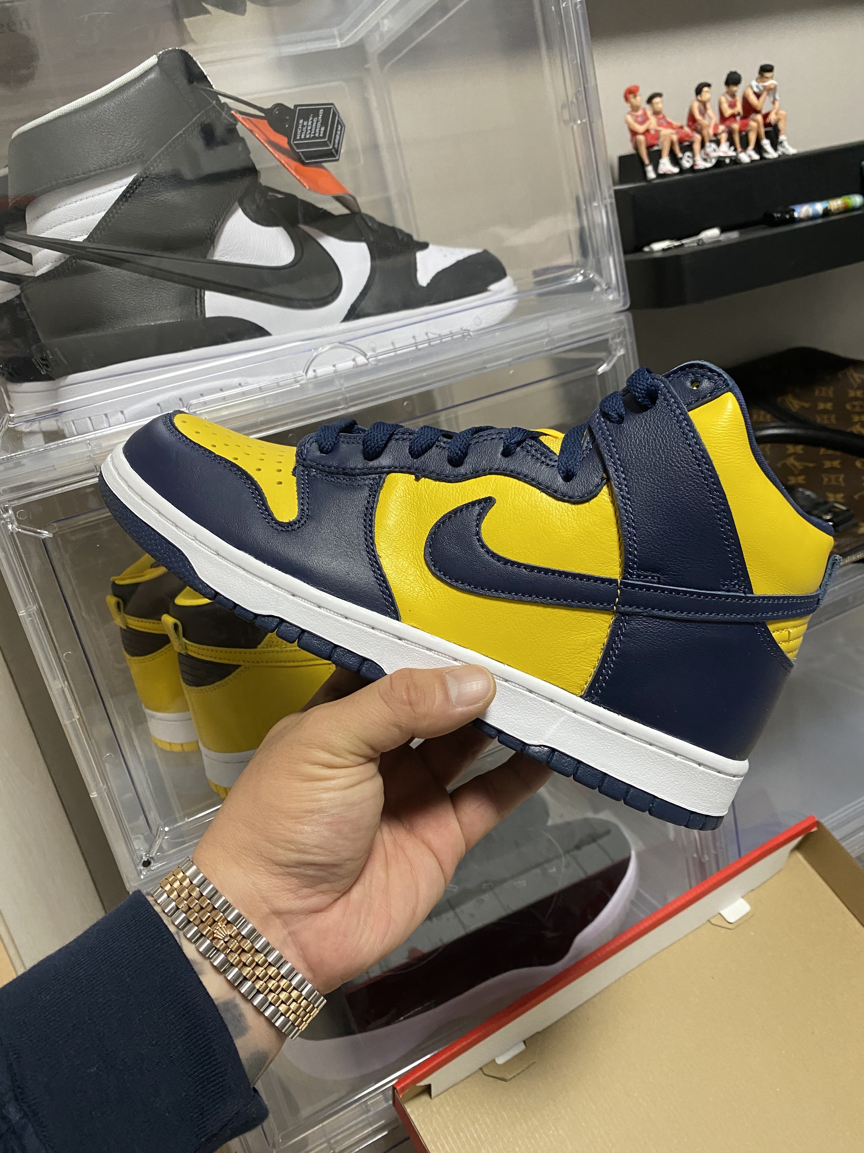 Nike Dunk High SP Maize & Blue 착용 스타일