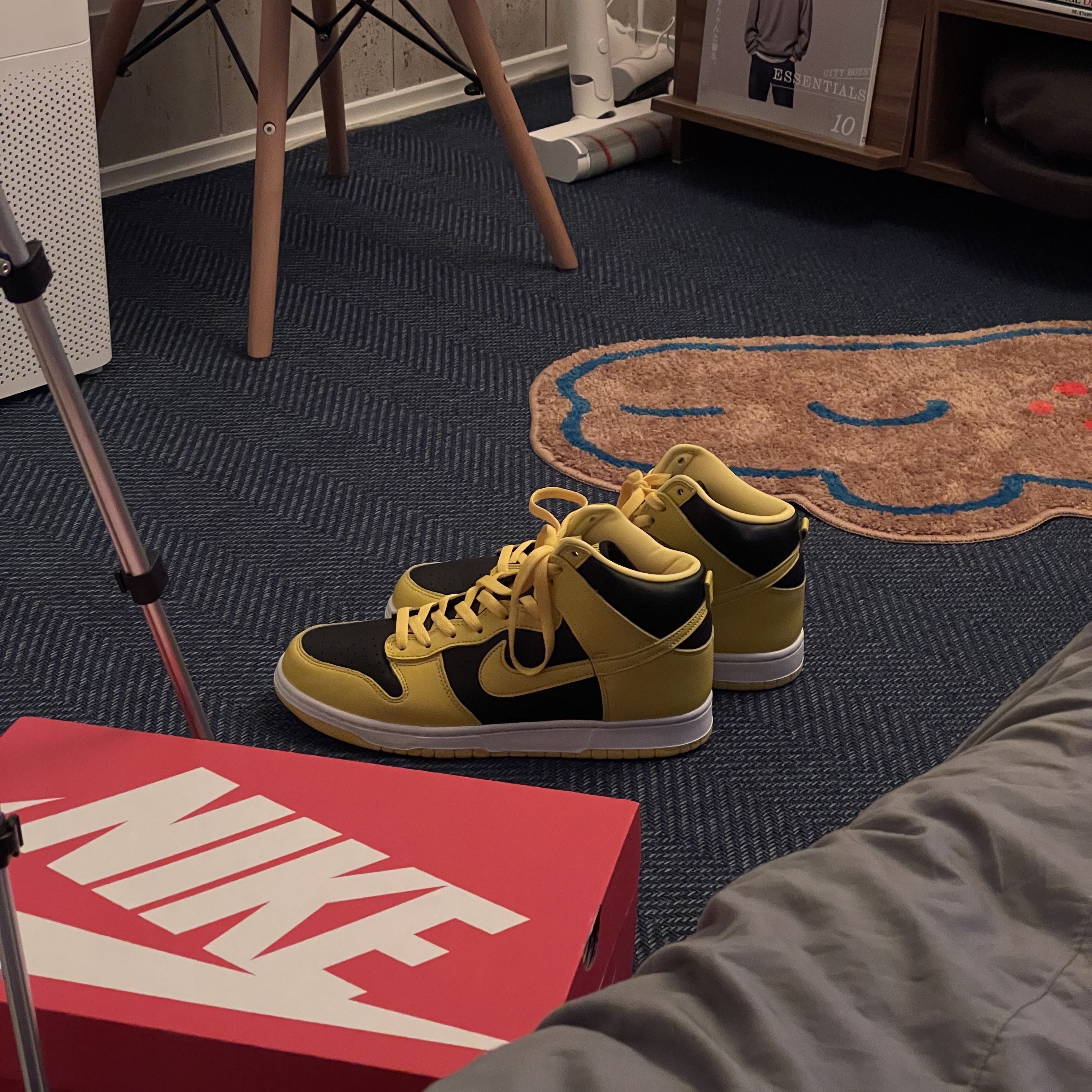 Nike Dunk High SP Varsity Maize 착용 스타일 - 1
