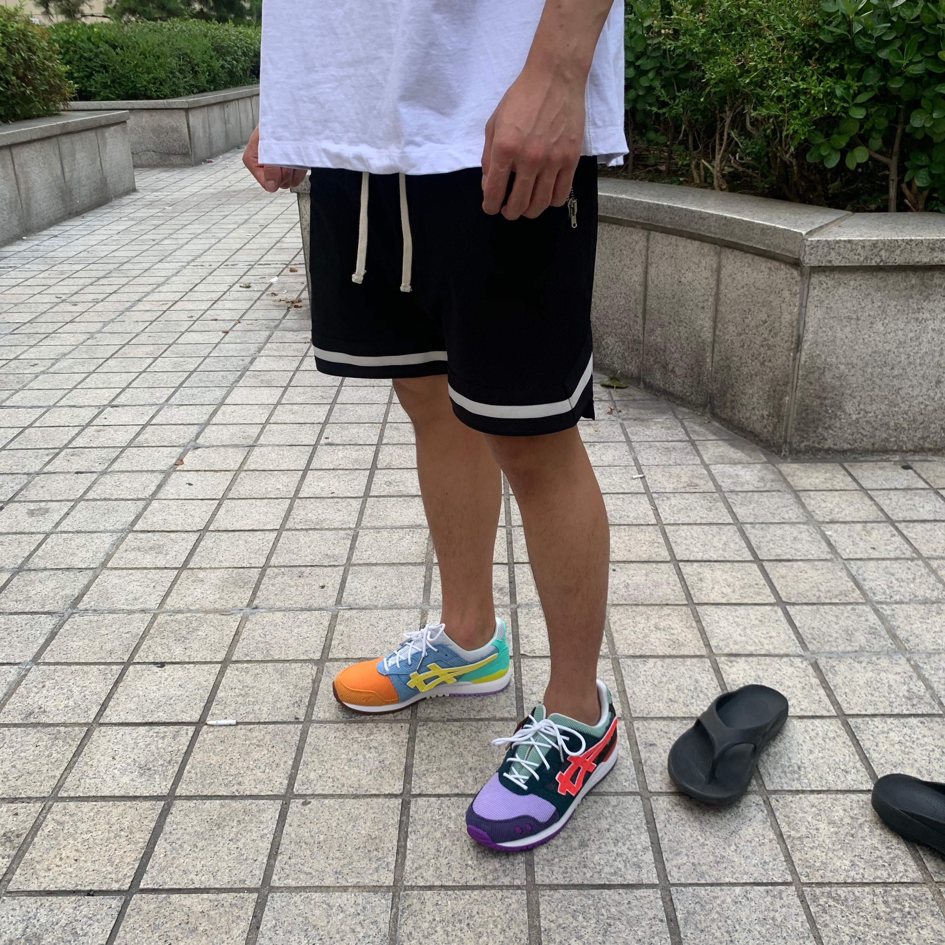 Asics x Atmos x Sean Wotherspoon Gel-Lyte III OG Corduroy 착용 스타일