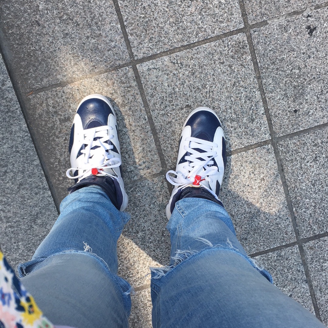Jordan 6 Retro Olympic 2012 착용 스타일 - 3