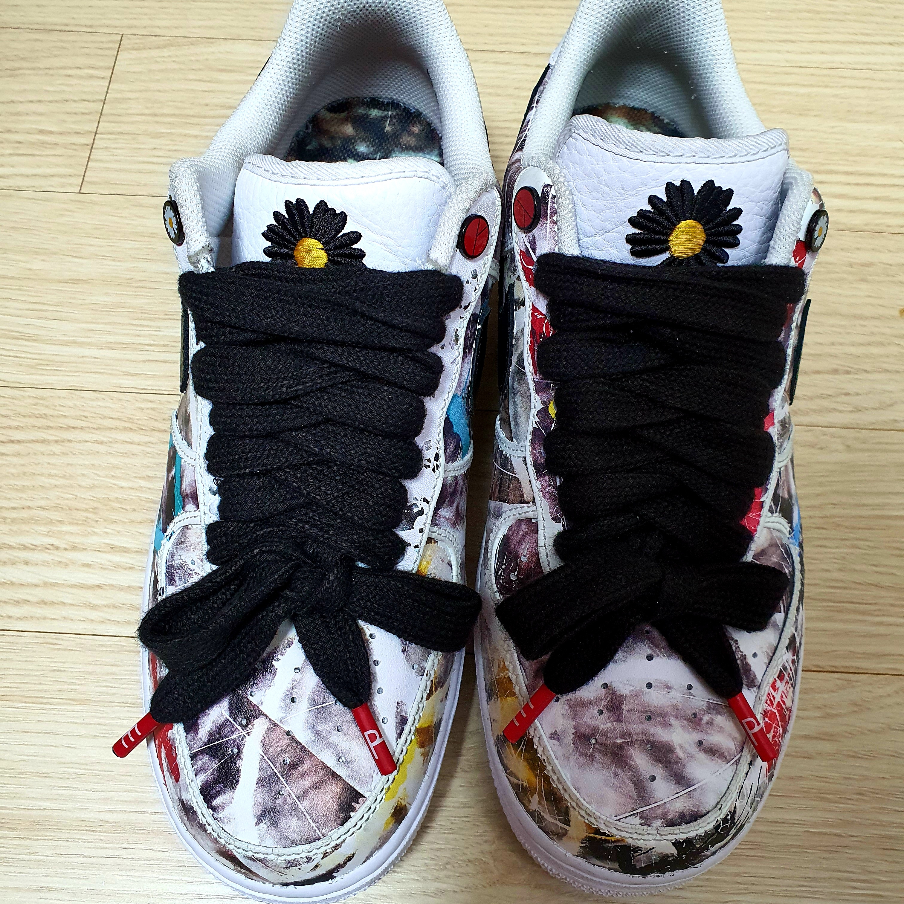 Nike x Peaceminusone Air Force 1 Low Para-Noise 2.0 착용 스타일 - 1
