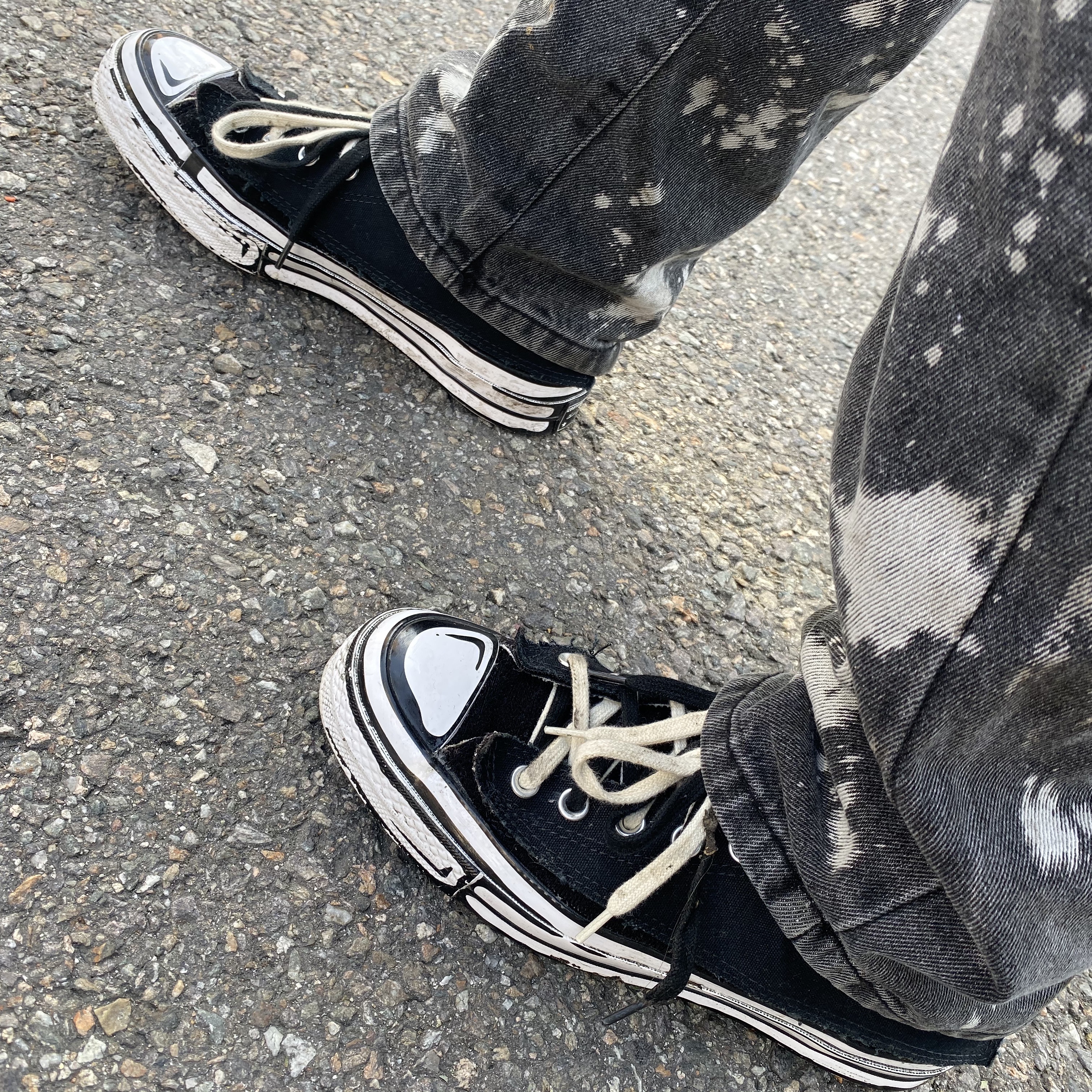 Converse x Joshua Vides Chuck 70s Hi Black 착용 스타일