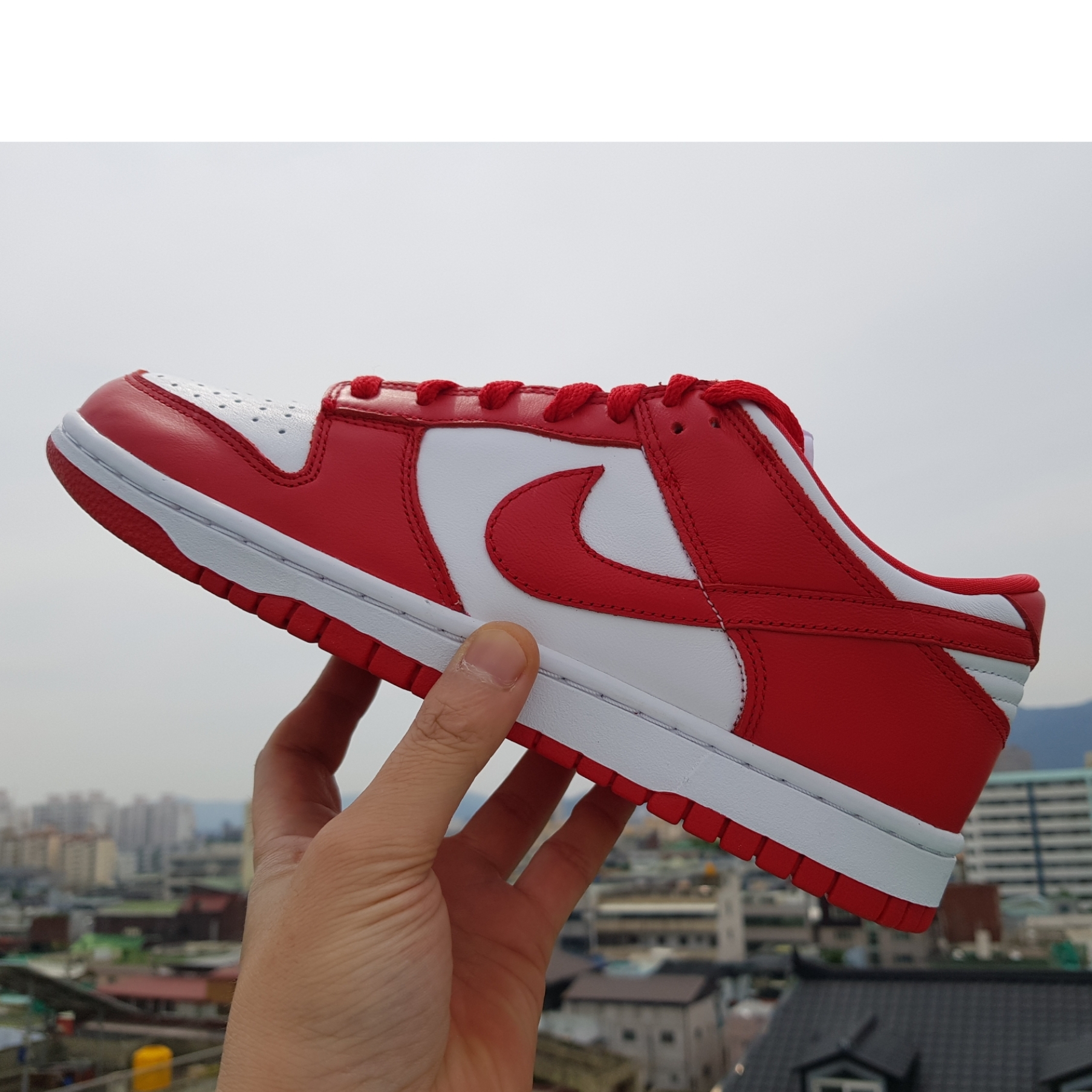 Nike Dunk Low SP University Red 2020 착용 스타일