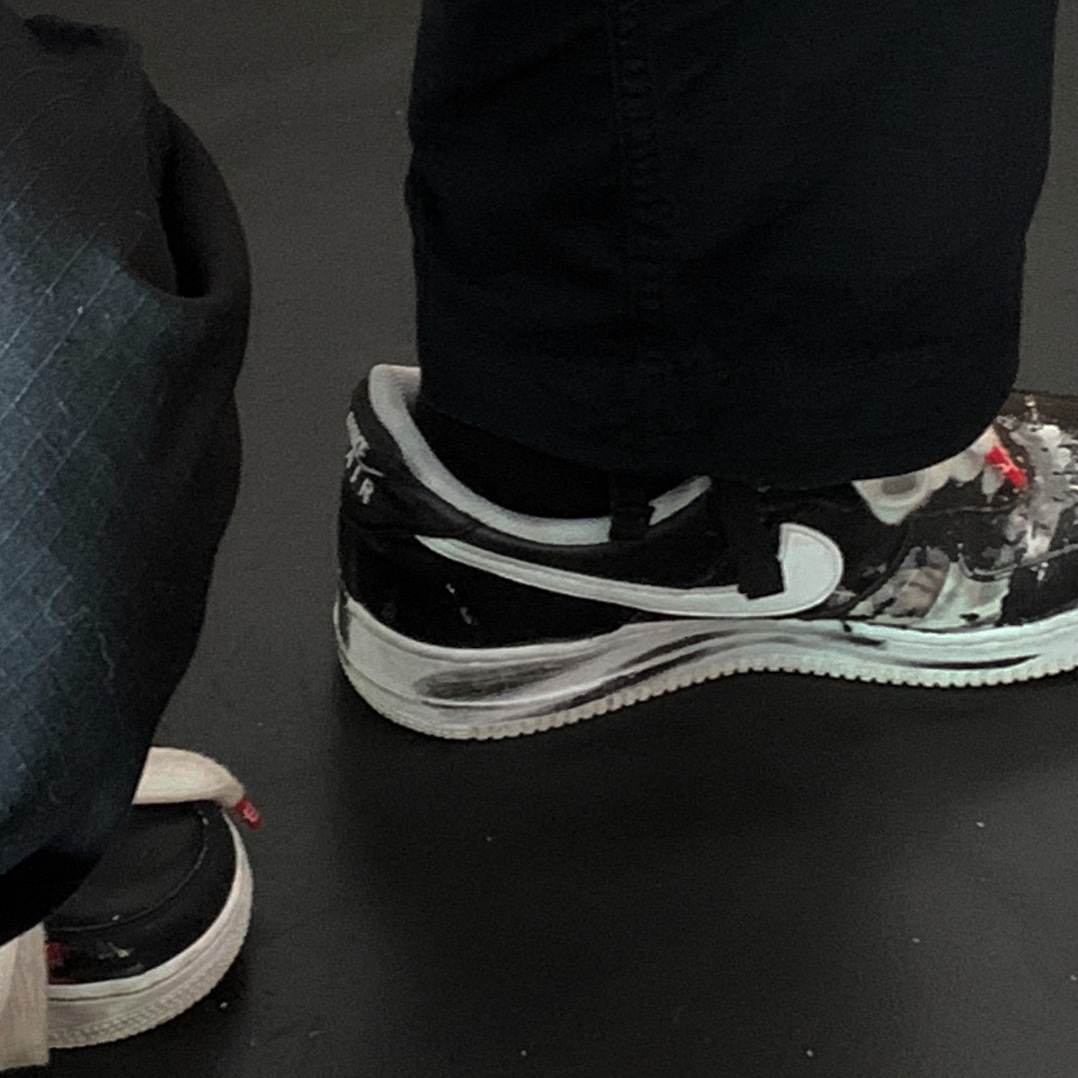 Nike x Peaceminusone Air Force 1 Low Para-Noise 착용 스타일 - 3