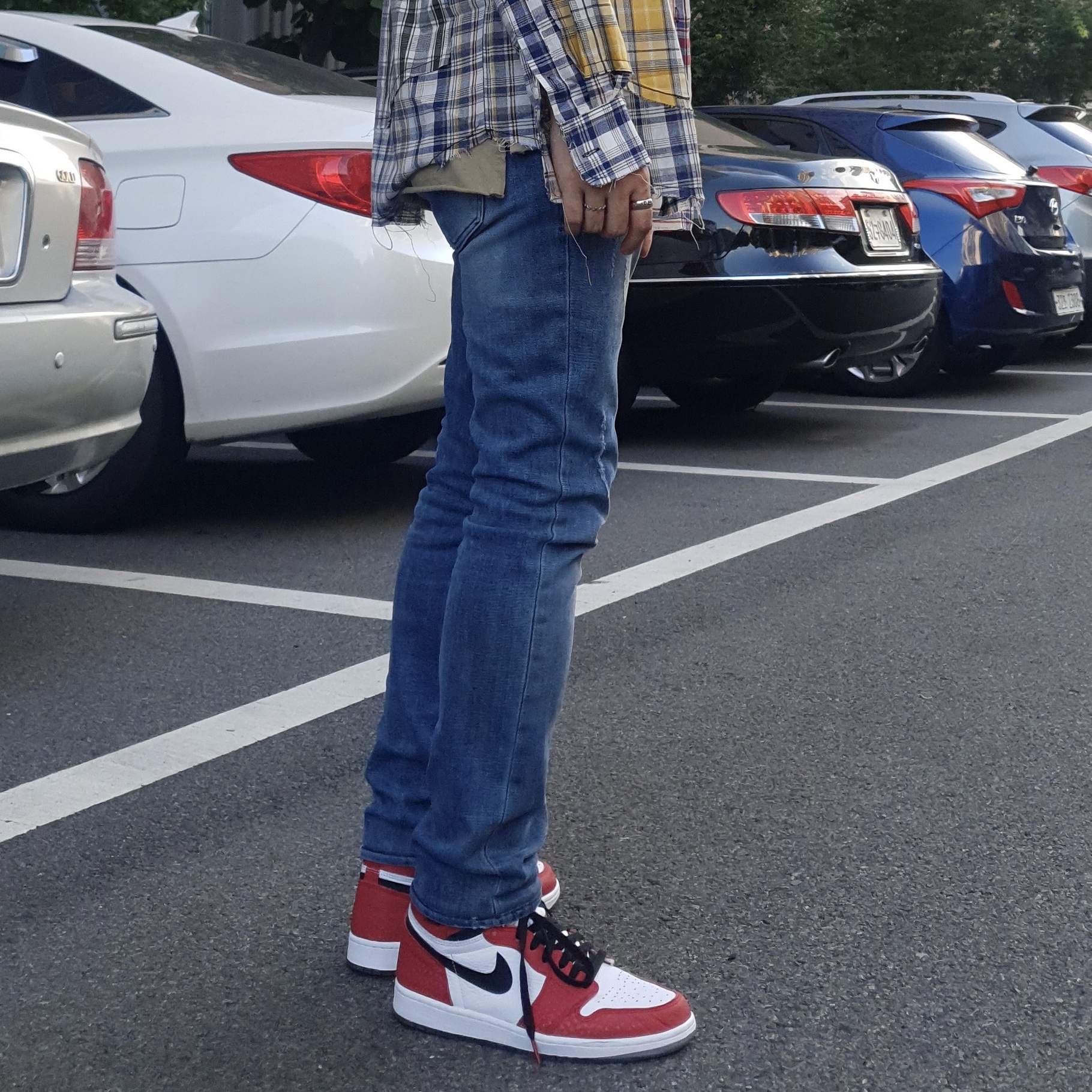 Jordan 1 Retro High Spider-Man Origin Story 착용 스타일