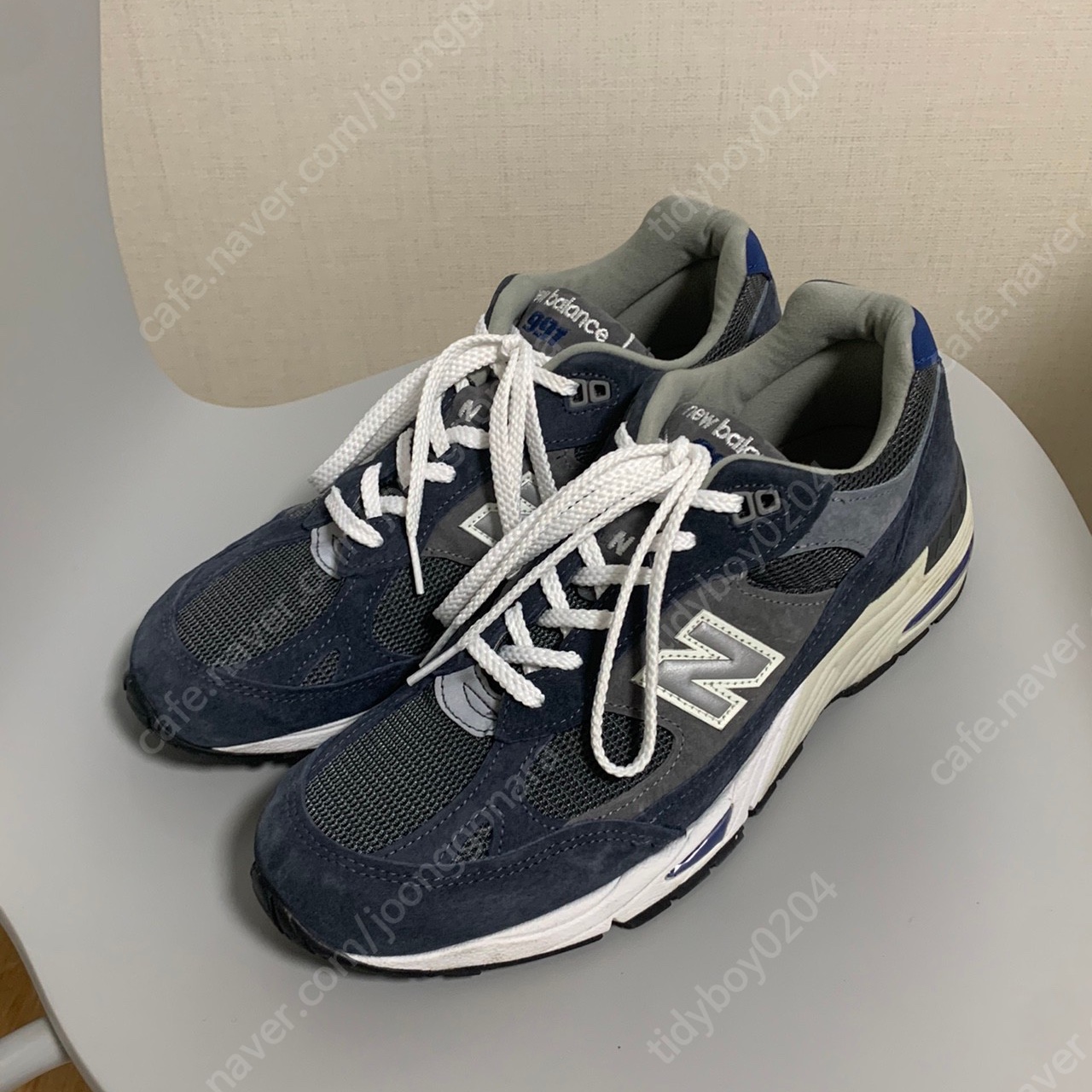 New Balance 991 Made in UK Navy 착용 스타일