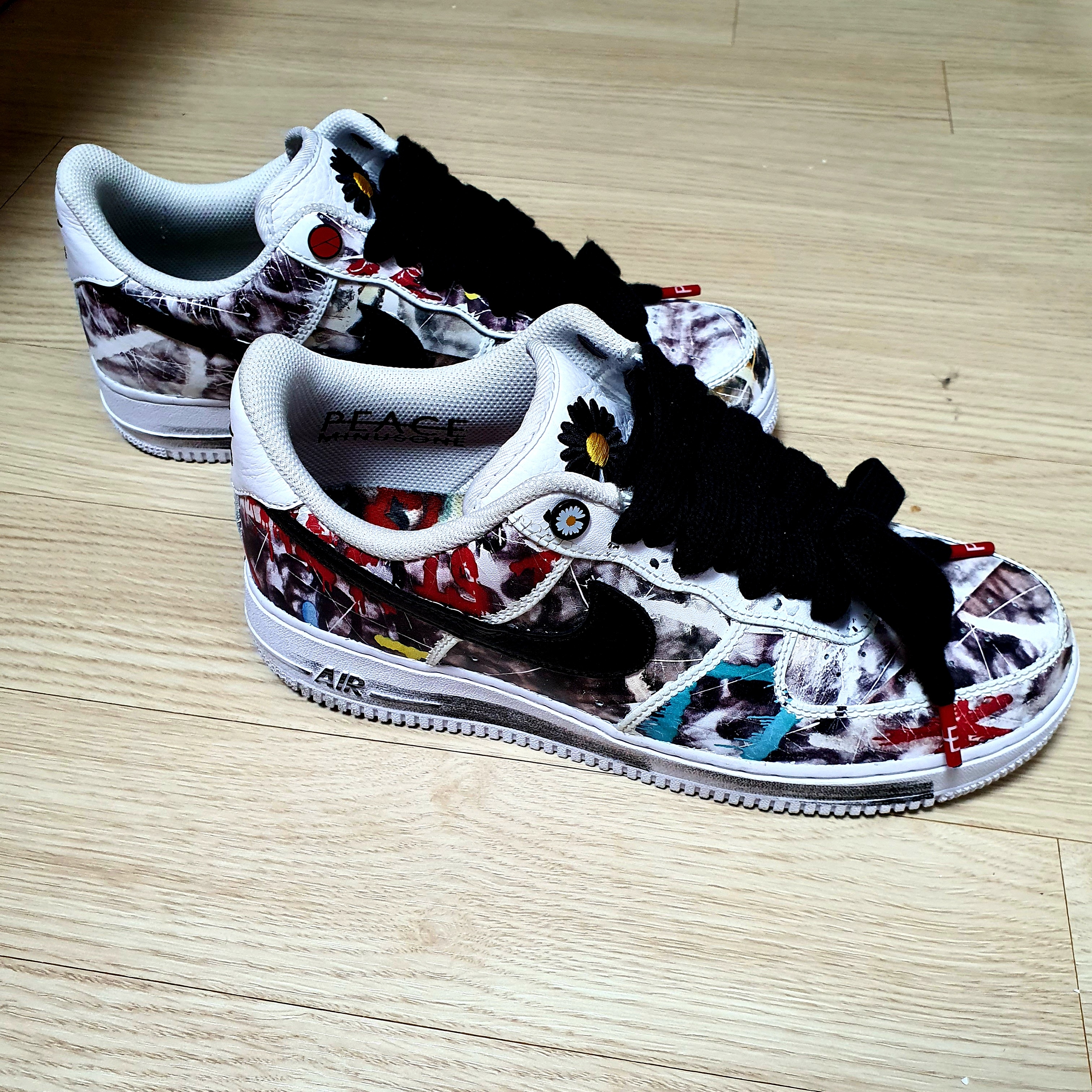 Nike x Peaceminusone Air Force 1 Low Para-Noise 2.0 착용 스타일 - 2