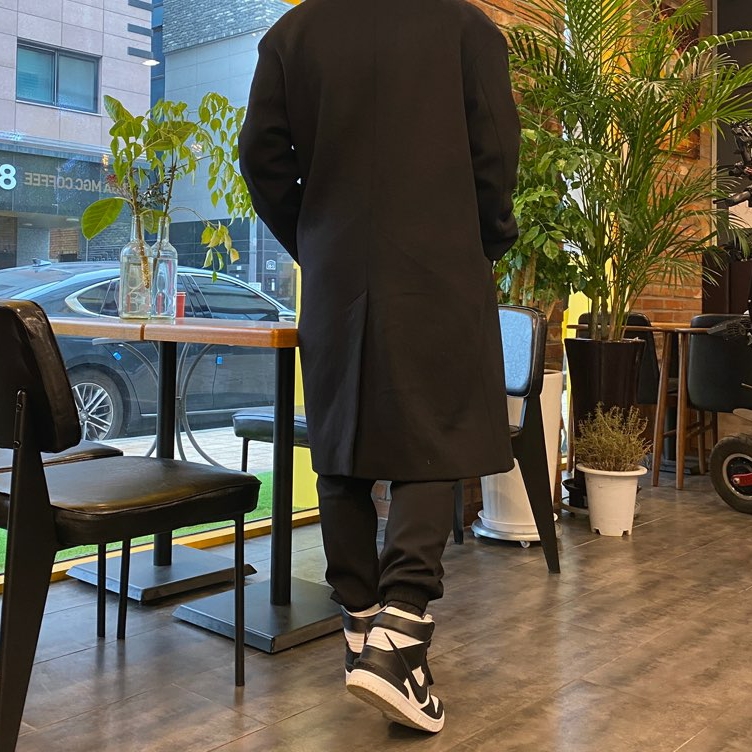 Nike x Ambush Dunk High Black 착용 스타일 - 1