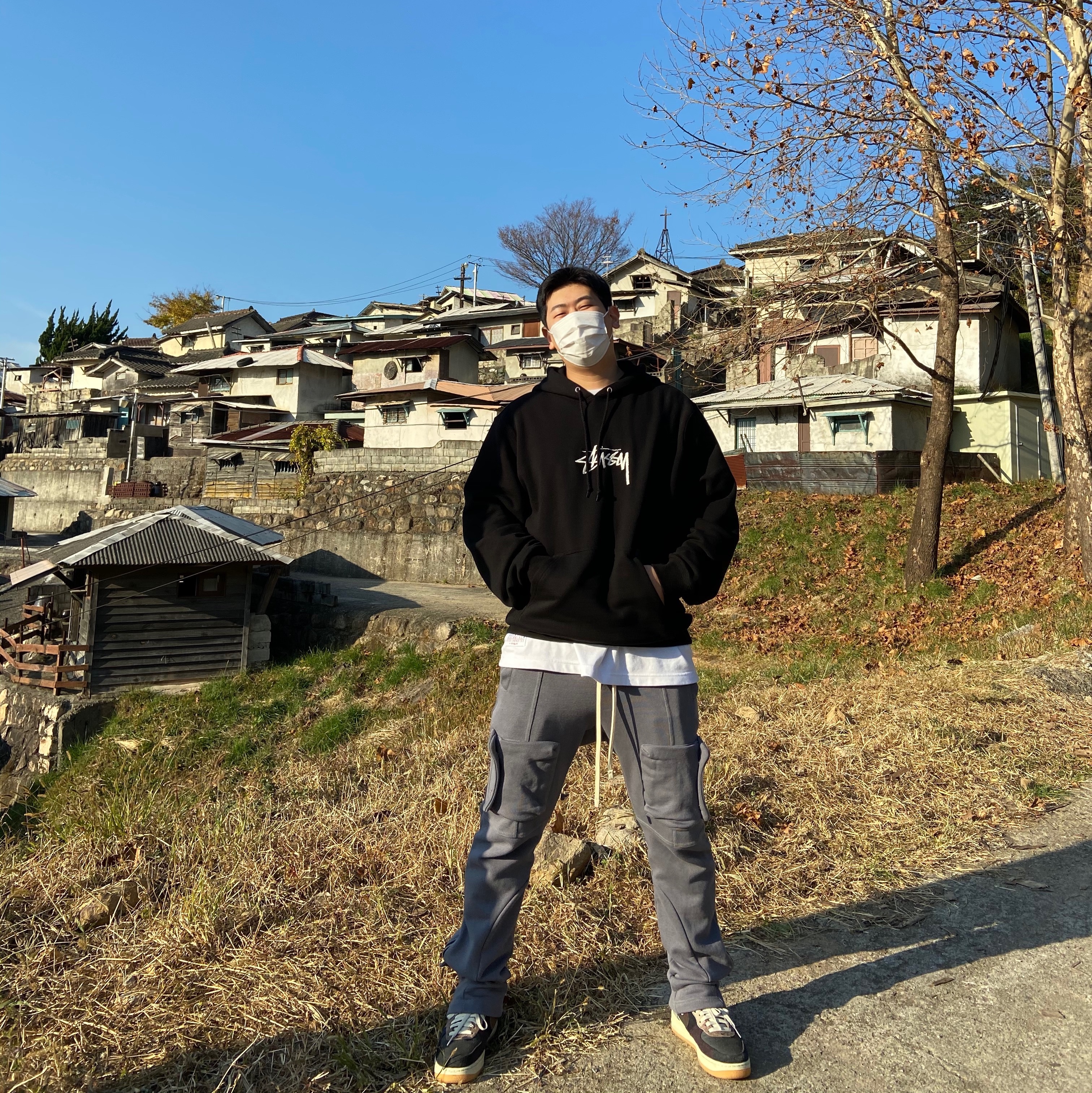 Nike x Travis Scott Air Force 1 Low Cactus Jack 착용 스타일