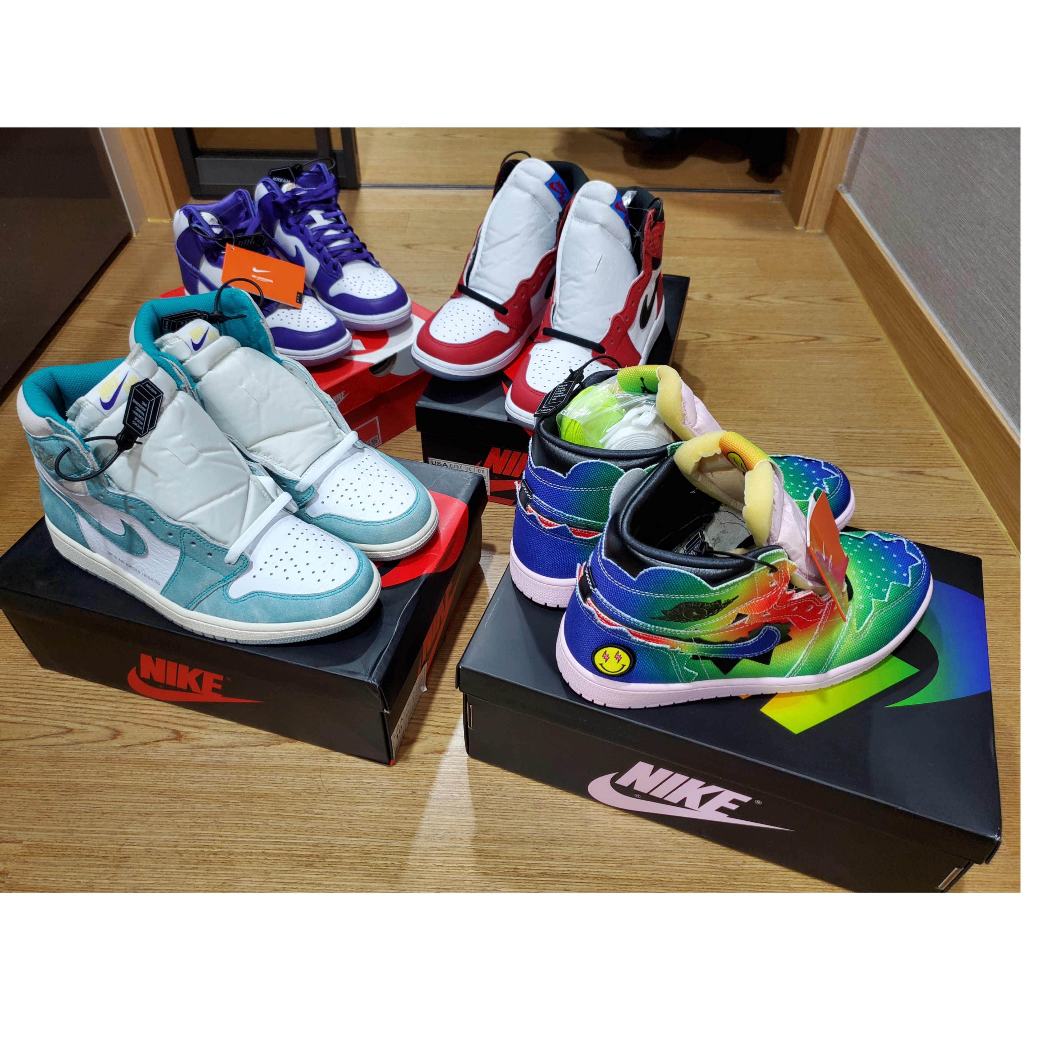 Jordan 1 Retro High OG Turbo Green, Jordan 1 x J Balvin Retro High OG 착용 스타일 - 1
