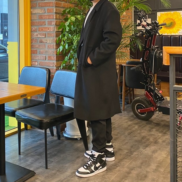 Nike x Ambush Dunk High Black 착용 스타일 - 2