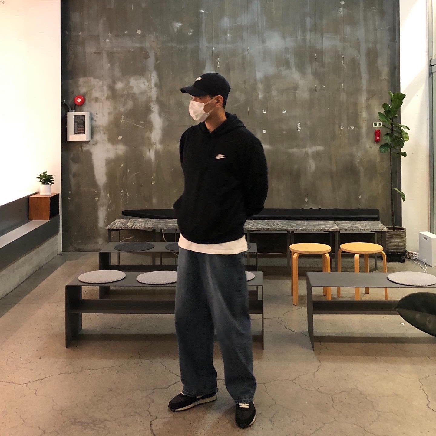 Nike x Undercover Daybreak Black 착용 스타일